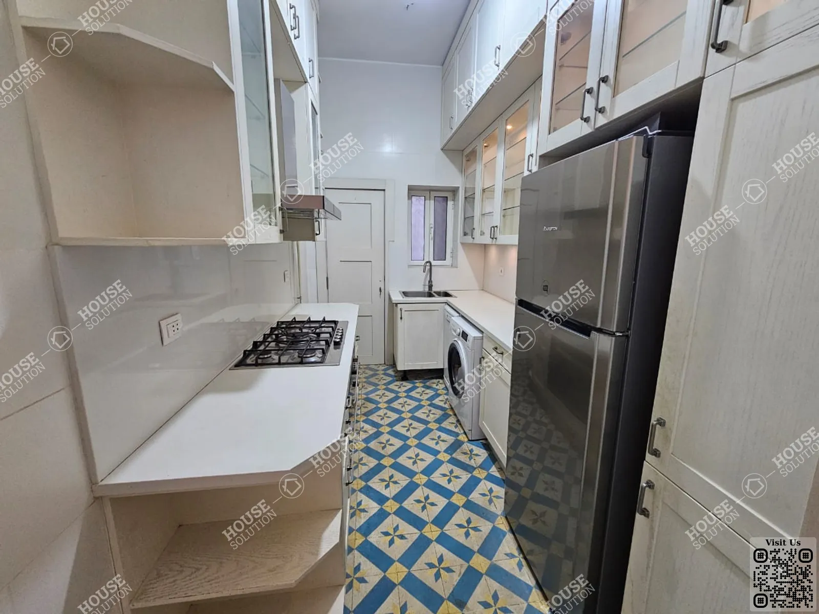 KITCHEN @ Apartments For Rent In Maadi Maadi Sarayat Area: 165 m² consists of 2 Bedrooms 2 Bathrooms Semi furnished 5 stars #5835-1