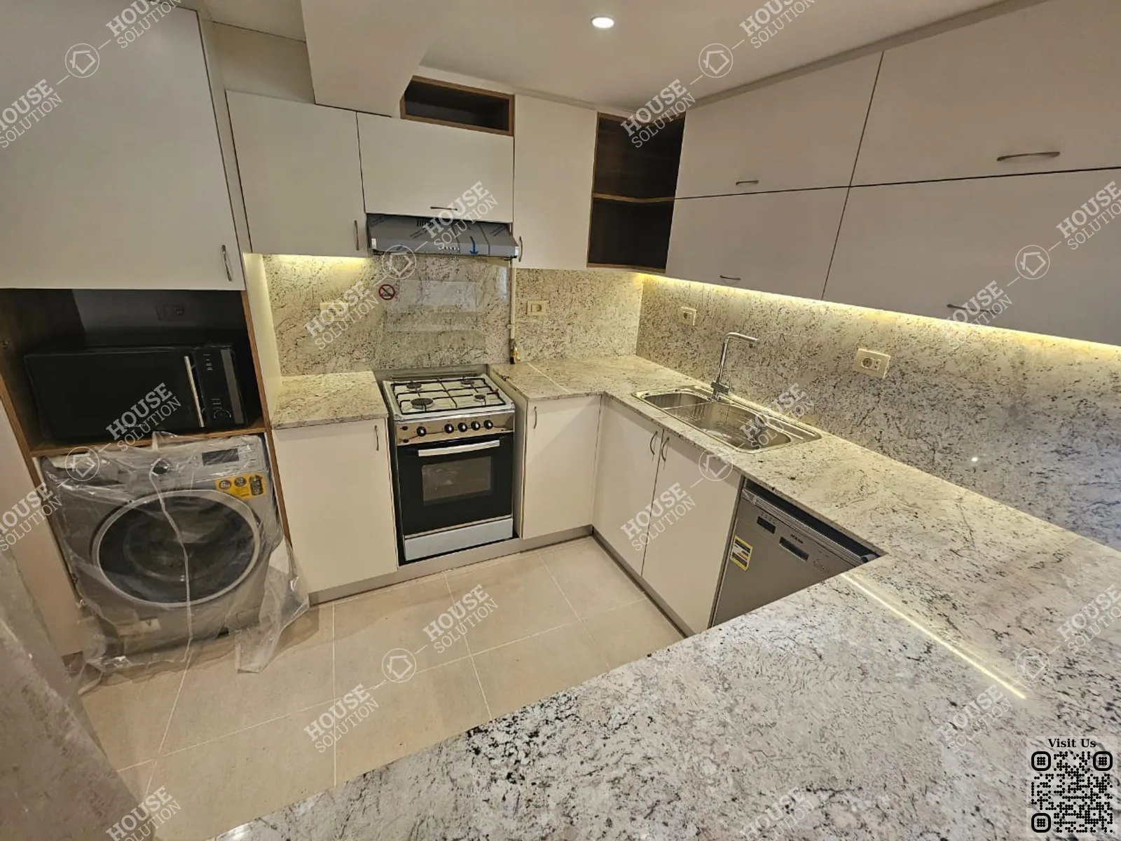 مطبخ	 @ دور ارضي للإيجار في المعادي سرايات المعادي مساحة: 200 م² تتكون من 3 غرفة 2 حمام مفروش مودرن 5 نجوم #5836-1