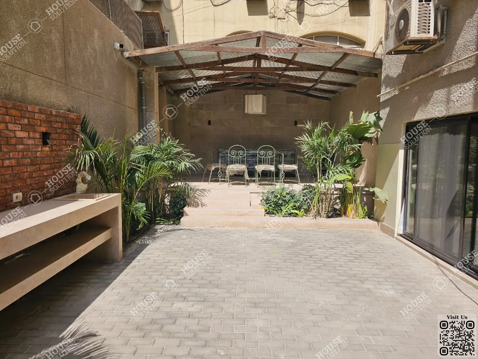 مصطبة	 @ دور ارضي للإيجار في المعادي سرايات المعادي مساحة: 200 م² تتكون من 3 غرفة 2 حمام مفروش مودرن 5 نجوم #5836-0