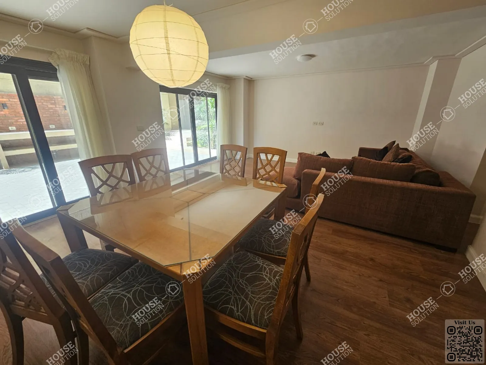 غرفة الاستقبال	 @ دور ارضي للإيجار في المعادي سرايات المعادي مساحة: 200 م² تتكون من 3 غرفة 2 حمام مفروش مودرن 5 نجوم #5836-2