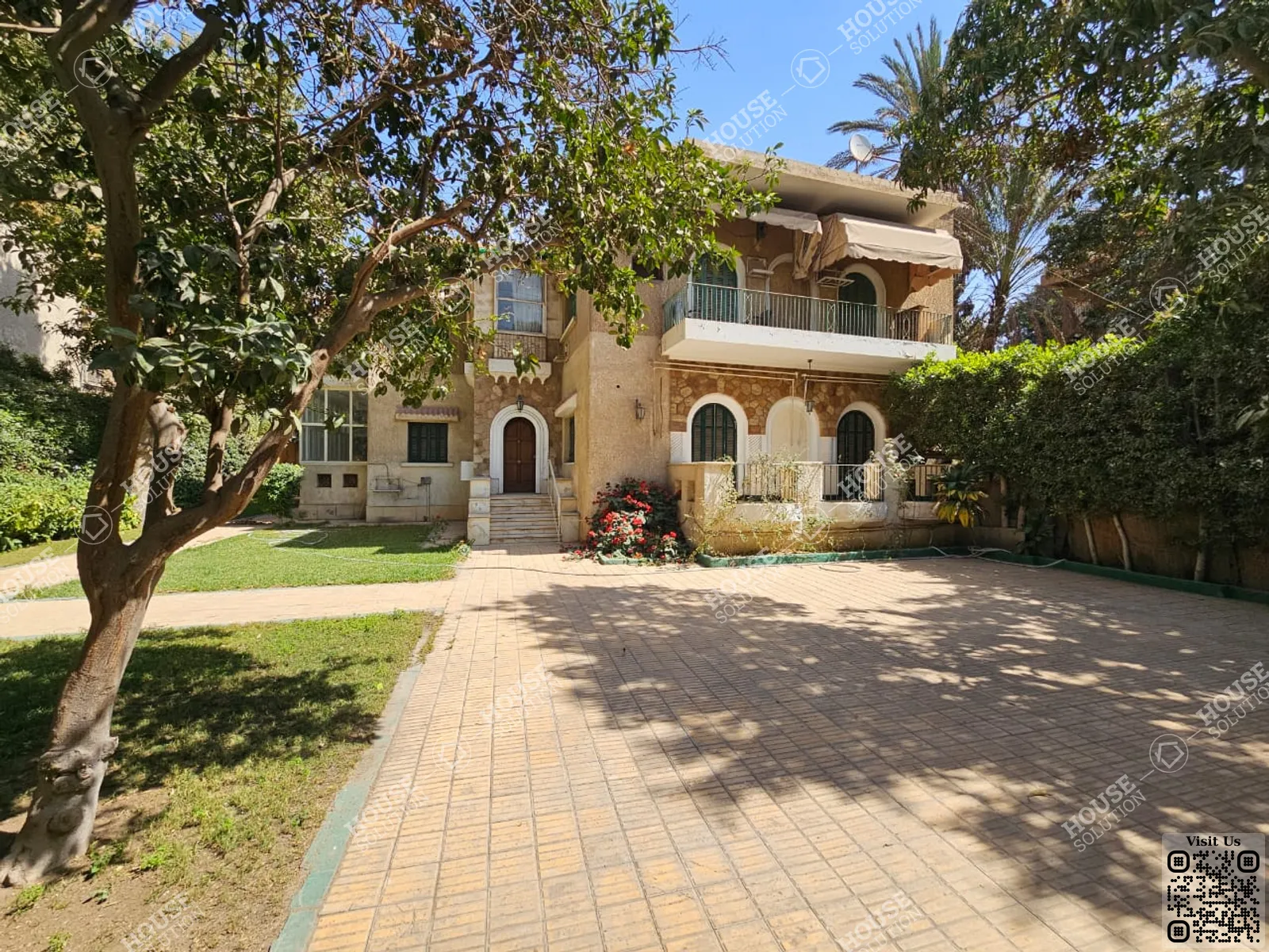 OUTSIDE VIEW  @ Ground Floors For Rent In Maadi Maadi Sarayat Area: 250 m² consists of 4 Bedrooms 2 Bathrooms Semi furnished 5 stars #5840-0