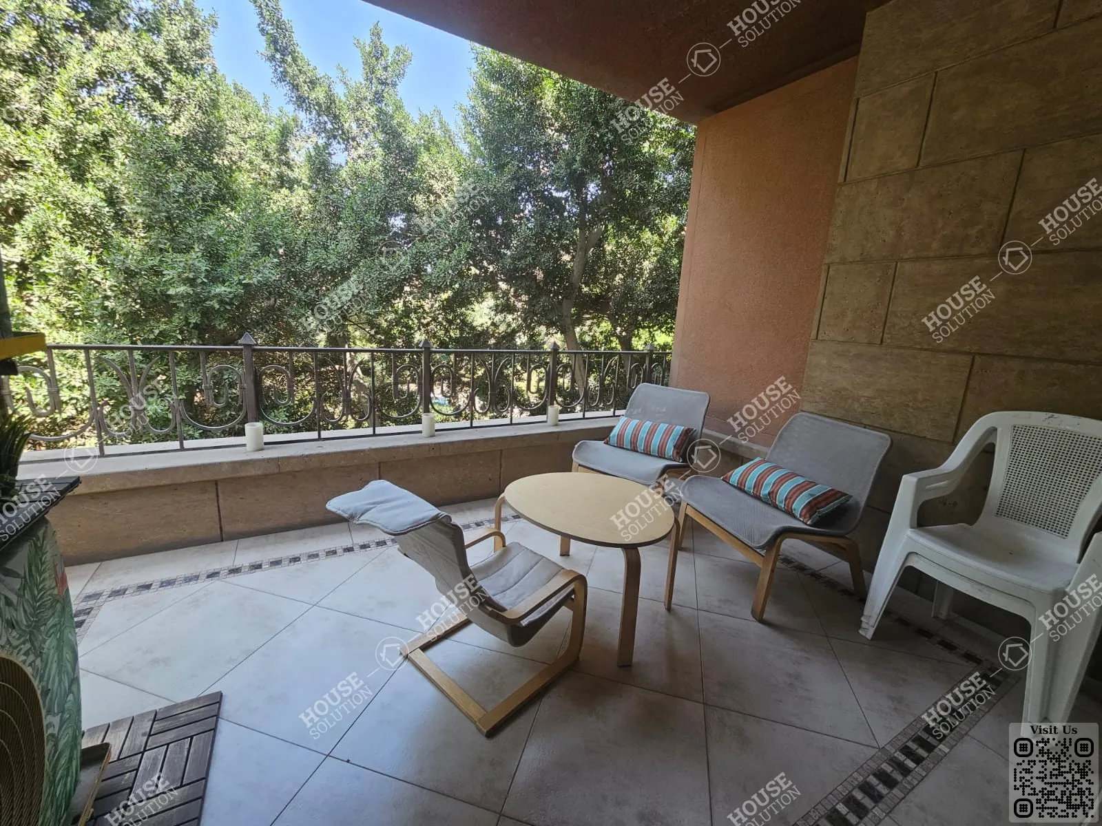 BALCONY @ Duplexes For Rent In Maadi Maadi Sarayat Area: 300 m² consists of 4 Bedrooms 4 Bathrooms Modern furnished 5 stars #5848-2