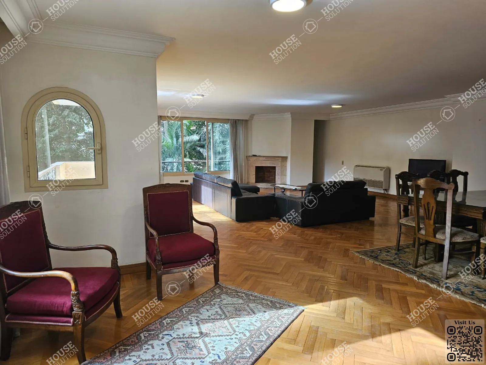 RECEPTION  @ Apartments For Rent In Maadi Maadi Sarayat Area: 300 m² consists of 4 Bedrooms 3 Bathrooms Semi furnished 5 stars #5852-0