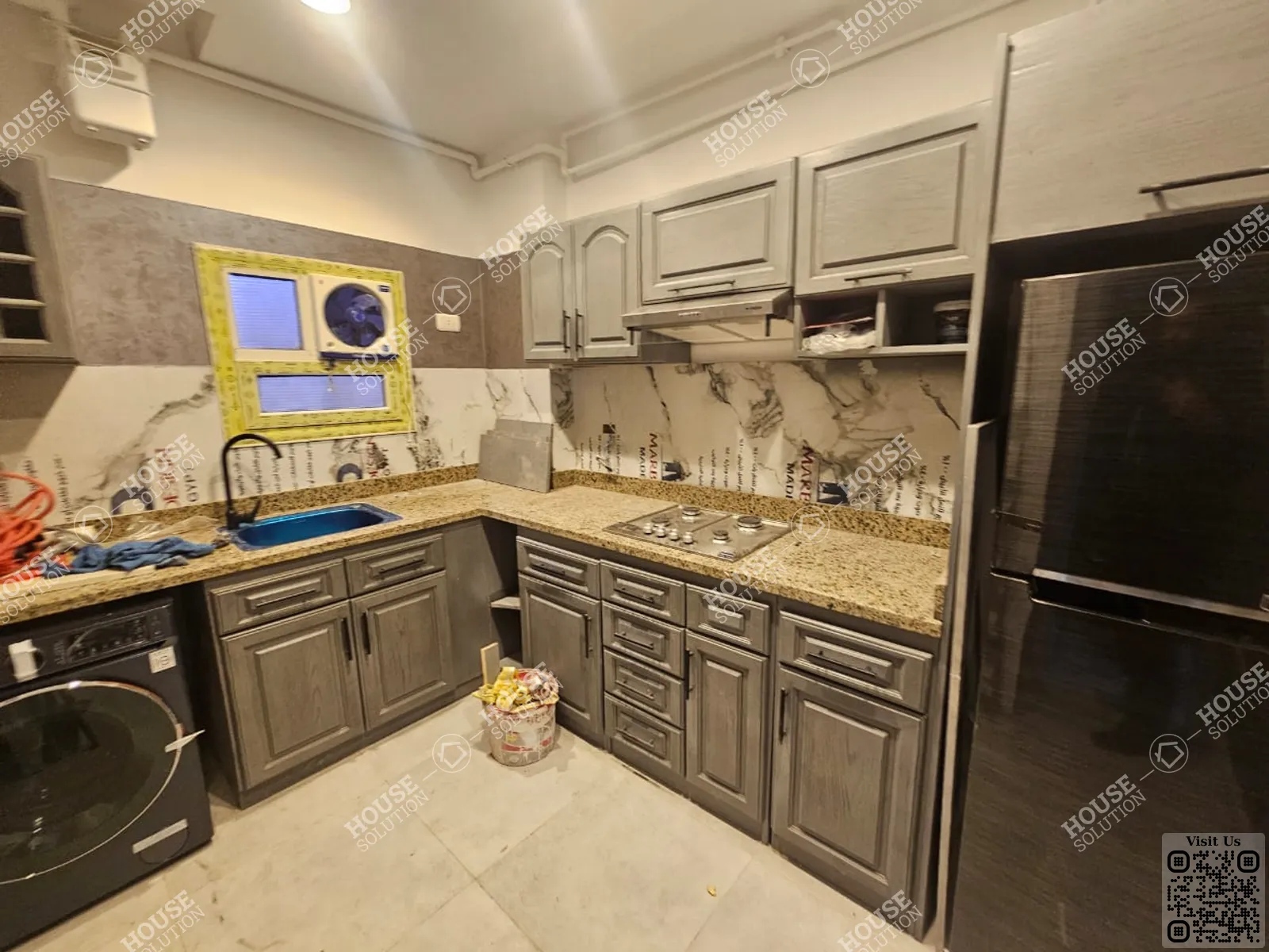 KITCHEN @ Apartments For Rent In Maadi Maadi Degla Area: 110 m² consists of 2 Bedrooms 1 Bathrooms Modern furnished 5 stars #5853-1