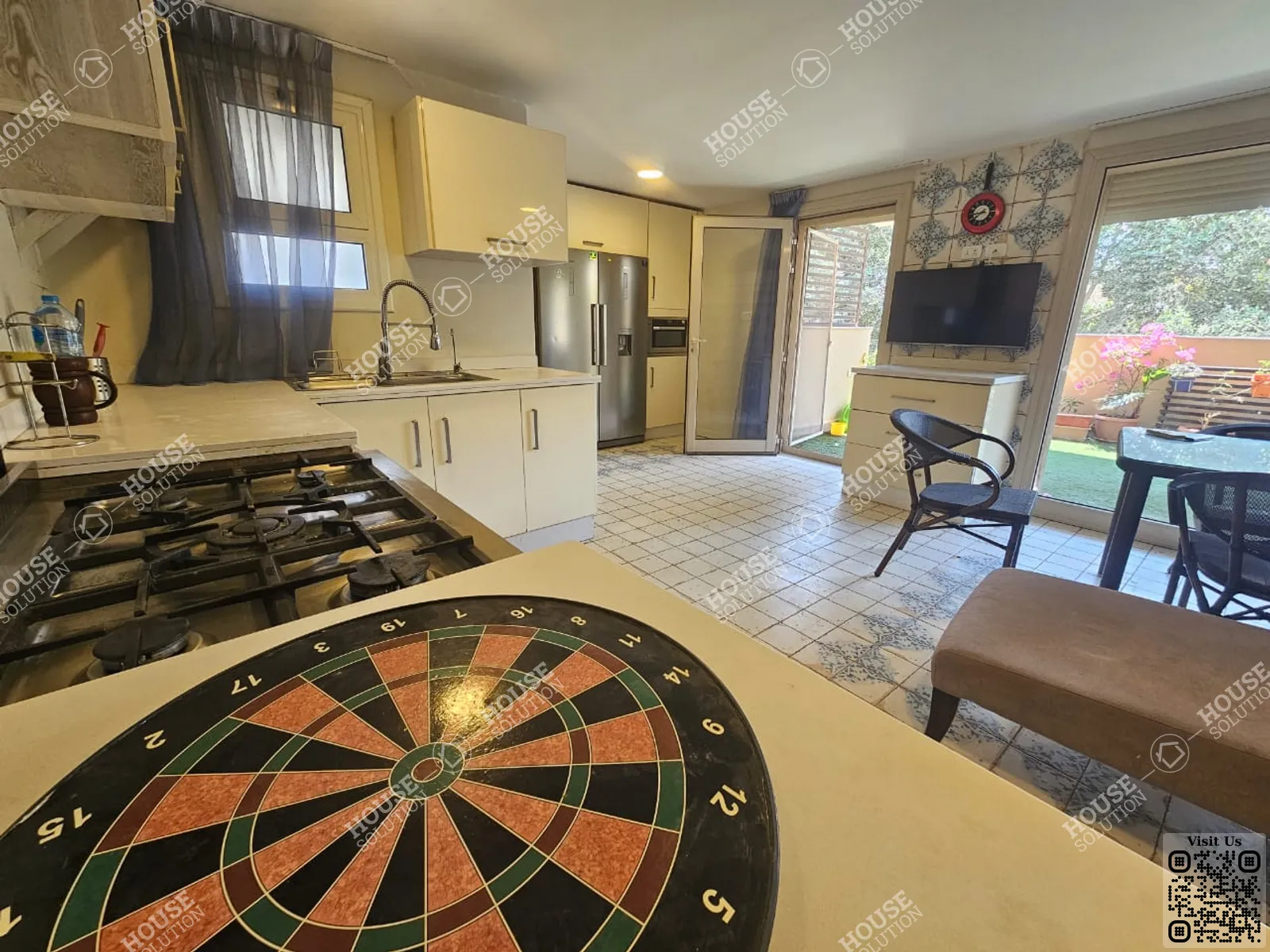 KITCHEN  @ Duplexes For Rent In Maadi Maadi Sarayat Area: 375 m² consists of 3 Bedrooms 4 Bathrooms Modern furnished 5 stars #5855-2