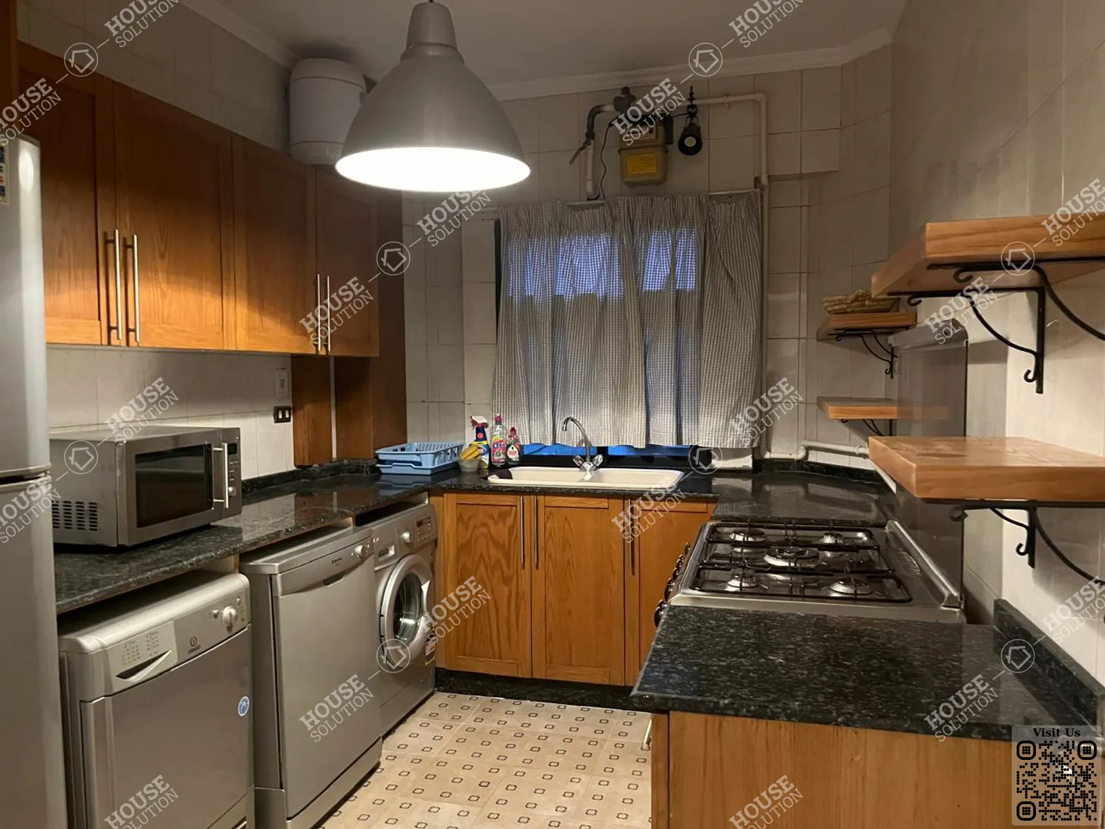 KITCHEN  @ Apartments For Rent In Maadi Maadi Sarayat Area: 165 m² consists of 3 Bedrooms 2 Bathrooms Modern furnished 5 stars #5858-2