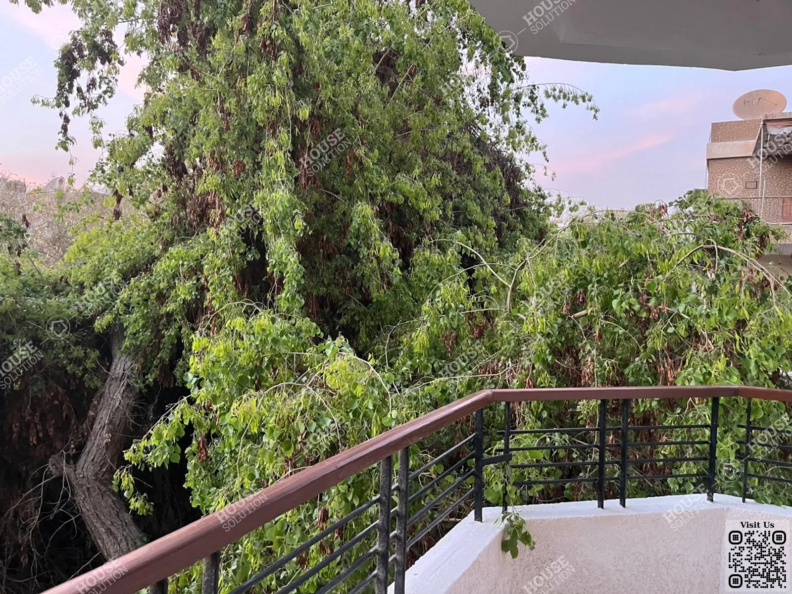 BALCONY  @ Apartments For Rent In Maadi Maadi Sarayat Area: 165 m² consists of 3 Bedrooms 2 Bathrooms Modern furnished 5 stars #5858-1