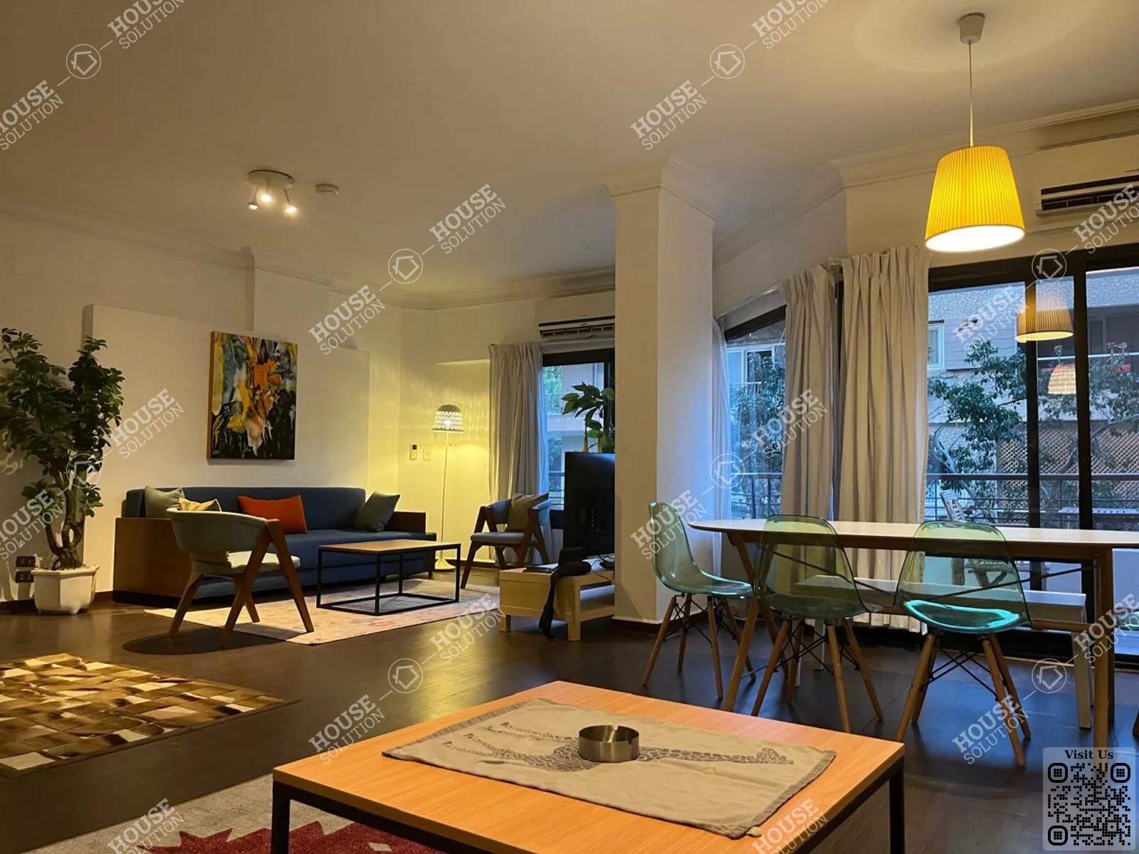 RECEPTION  @ Apartments For Rent In Maadi Maadi Sarayat Area: 165 m² consists of 3 Bedrooms 2 Bathrooms Modern furnished 5 stars #5858-0