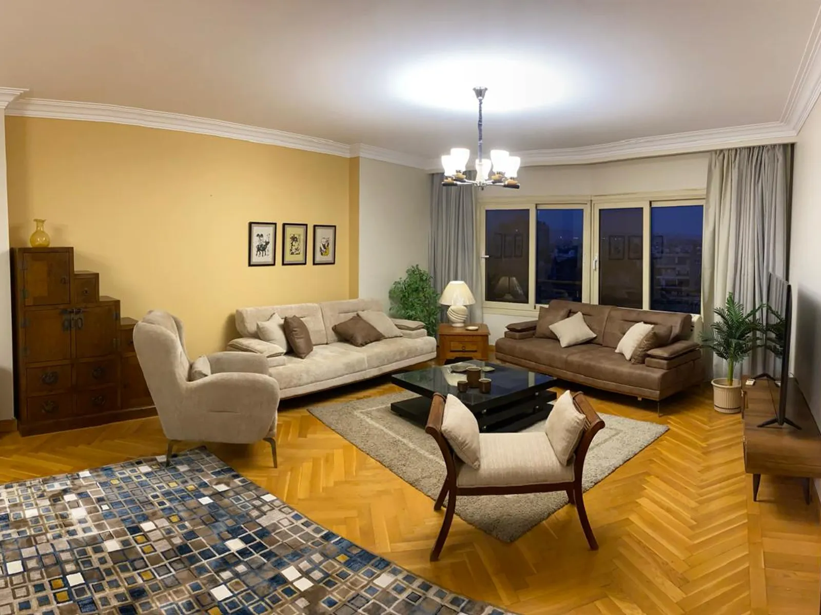 Apartments For Sale In Maadi Maadi Sarayat Area: 265 m² consists of 3 Bedrooms 3 Bathrooms Modern furnished 5 stars #5860