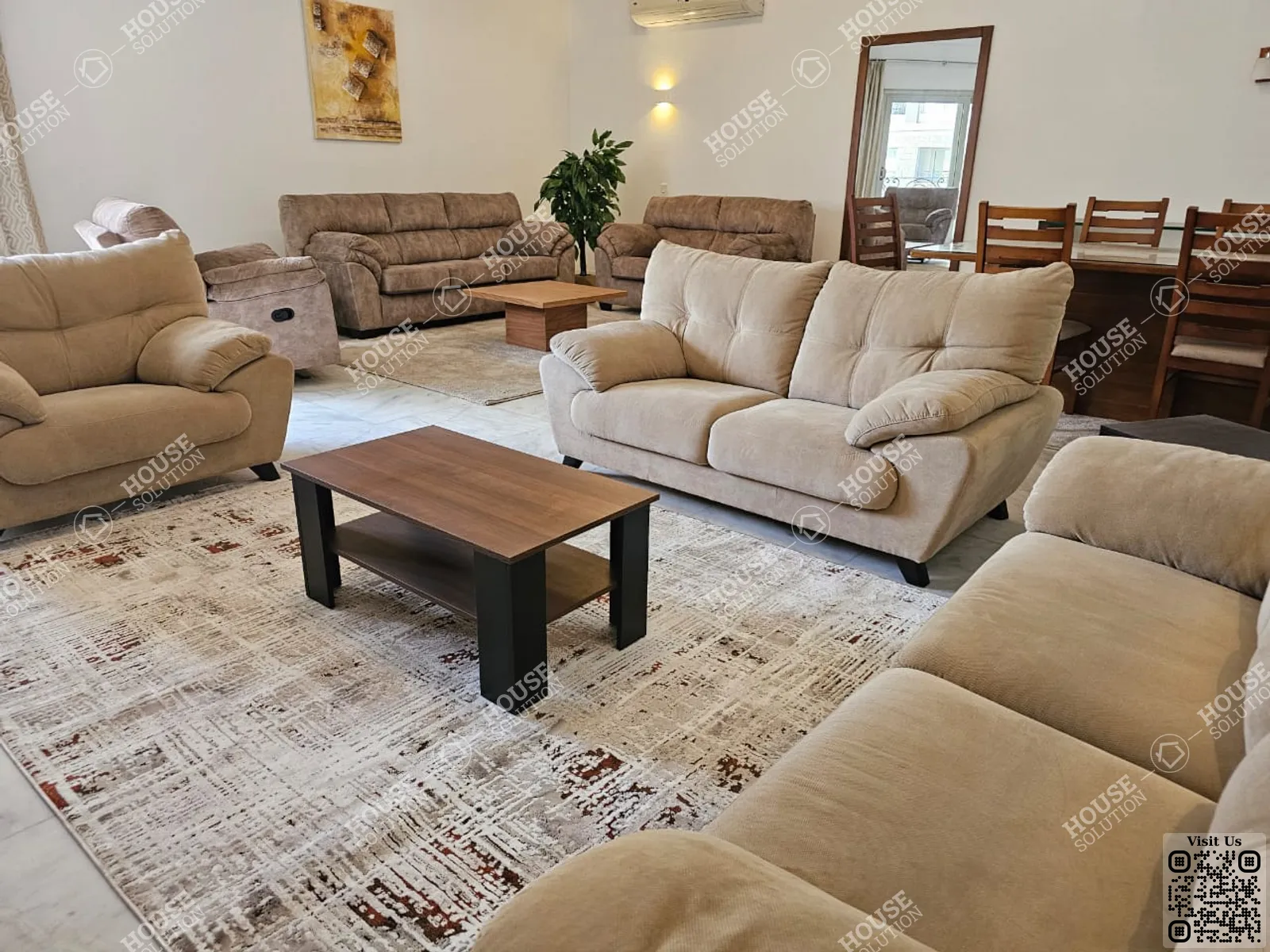 RECEPTION  @ Apartments For Rent In Maadi Maadi Sarayat Area: 165 m² consists of 3 Bedrooms 3 Bathrooms Modern furnished 5 stars #5869-1