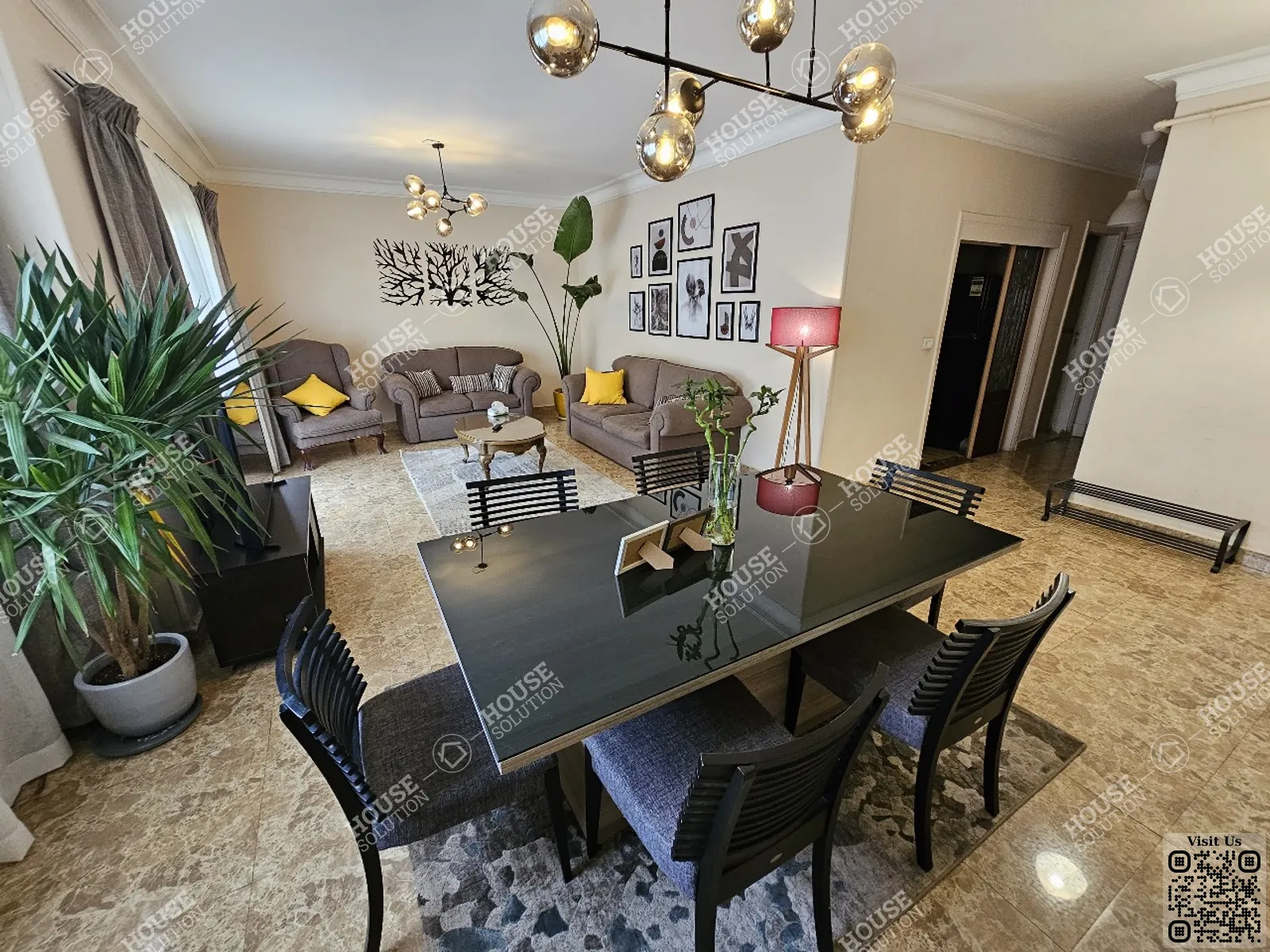 RECEPTION  @ Apartments For Rent In Maadi Maadi Degla Area: 125 m² consists of 2 Bedrooms 2 Bathrooms Modern furnished 5 stars #5870-1