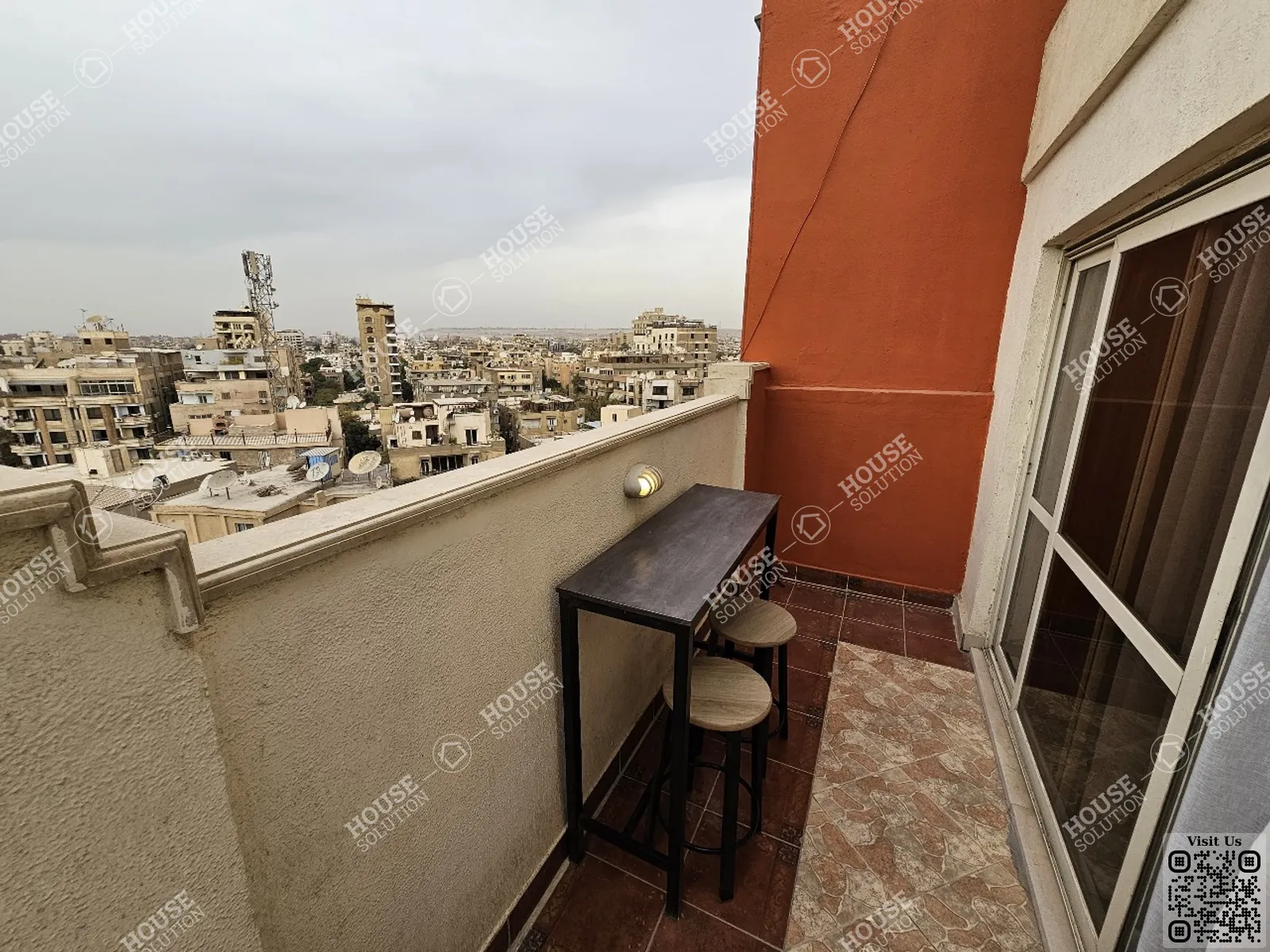 BALCONY @ Apartments For Rent In Maadi Maadi Degla Area: 125 m² consists of 2 Bedrooms 2 Bathrooms Modern furnished 5 stars #5871-1