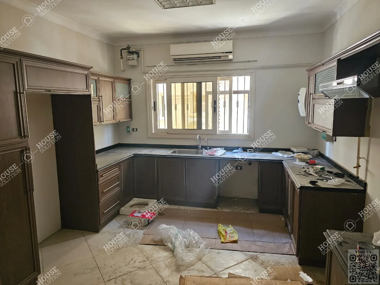 KITCHEN @ Apartments For Rent In Maadi Maadi Sarayat Area: 350 m² consists of 5 Bedrooms 5 Bathrooms Semi furnished 5 stars #5872-2