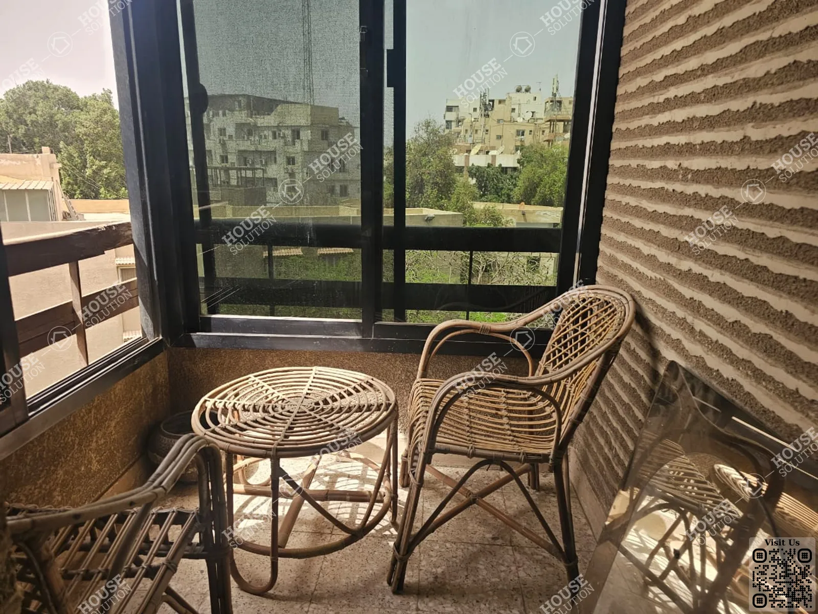 BALCONY  @ Apartments For Rent In Maadi Maadi Degla Area: 175 m² consists of 3 Bedrooms 3 Bathrooms Furnished 5 stars #5873-2