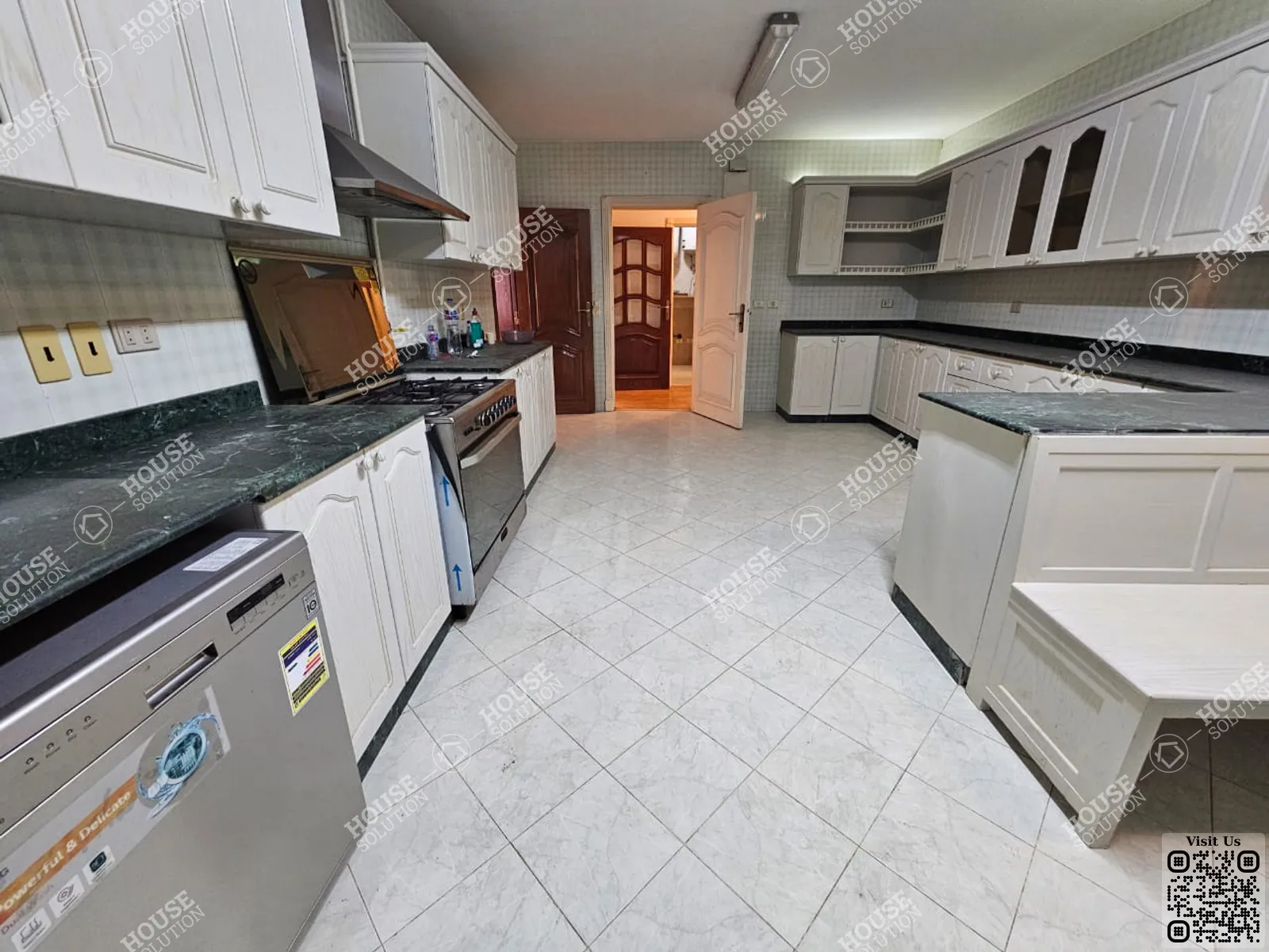 KITCHEN  @ Apartments For Rent In Maadi Maadi Sarayat Area: 350 m² consists of 5 Bedrooms 4 Bathrooms Semi furnished 5 stars #5877-1