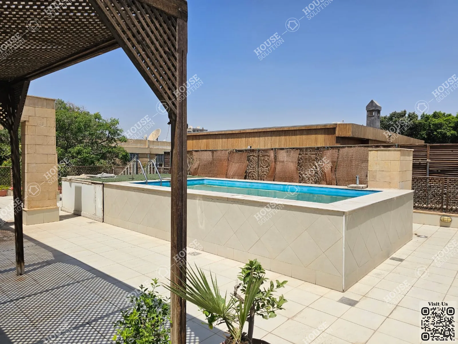 PRIVATE SWIMMING POOL  @ Penthouses For Rent In Maadi Maadi Sarayat Area: 450 m² consists of 4 Bedrooms 5 Bathrooms Semi furnished 5 stars #5878-0