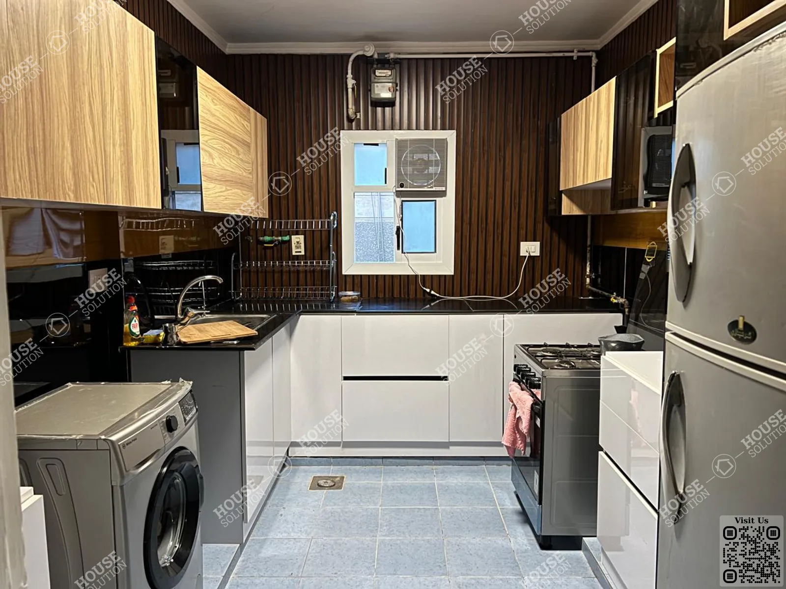 KITCHEN  @ Apartments For Rent In Maadi Maadi Degla Area: 170 m² consists of 3 Bedrooms 2 Bathrooms Modern furnished 5 stars #5880-1