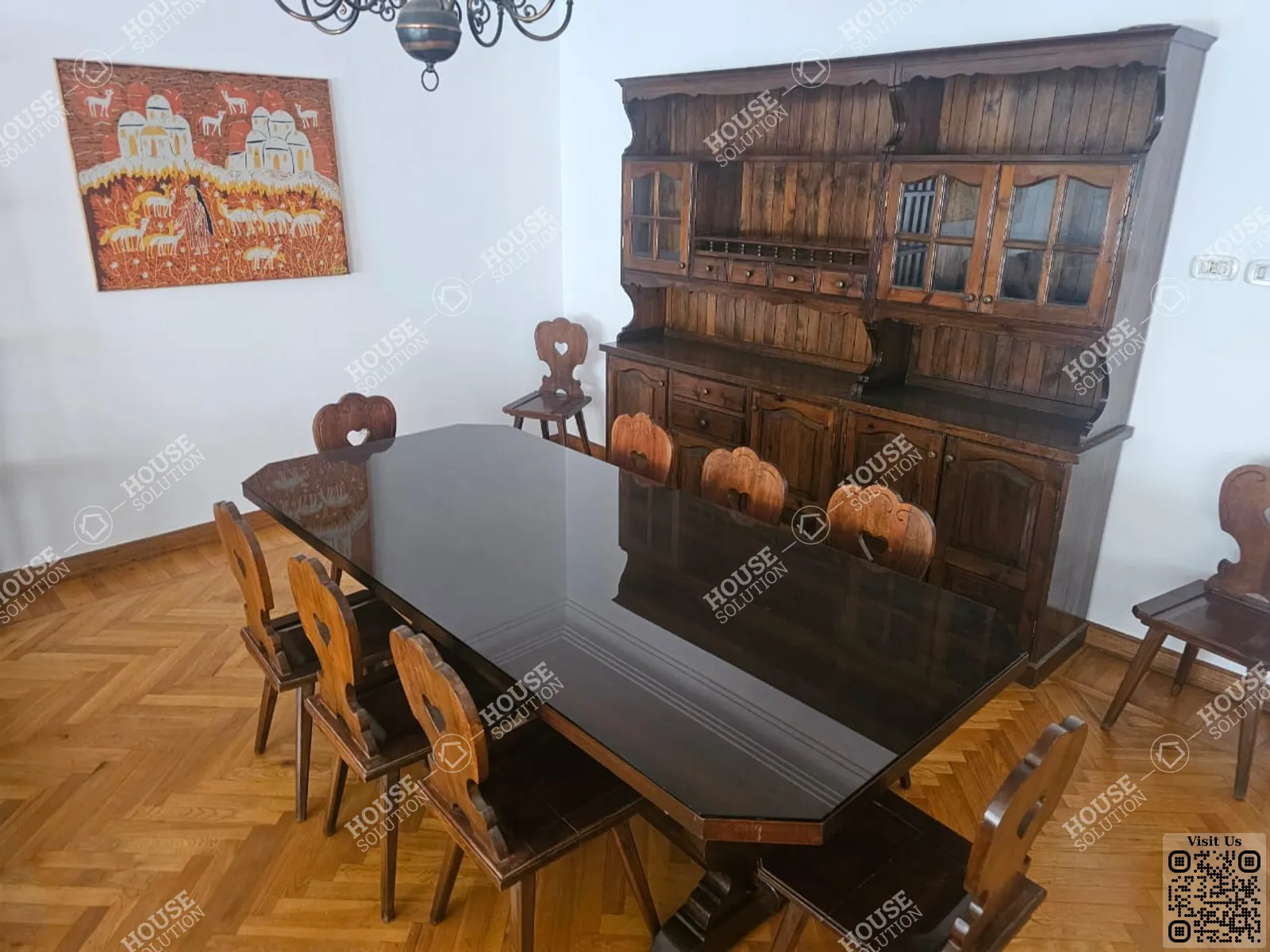 DINING AREA @ Apartments For Rent In Maadi Maadi Sarayat Area: 185 m² consists of 3 Bedrooms 3 Bathrooms Furnished 5 stars #5881-2