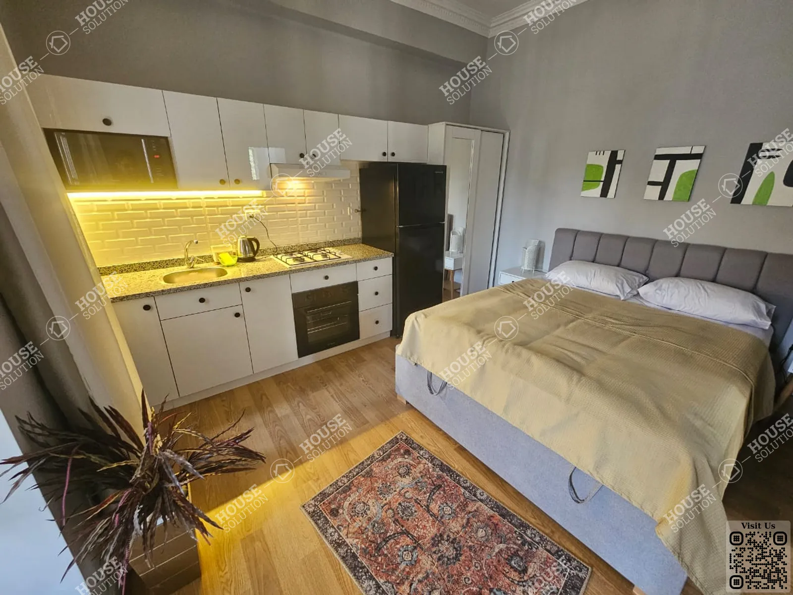 MASTER BEDROOM  @ Studios For Rent In Maadi Maadi Sarayat Area: 90 m² consists of 1 Bedrooms 1 Bathrooms Modern furnished 5 stars #5884-0