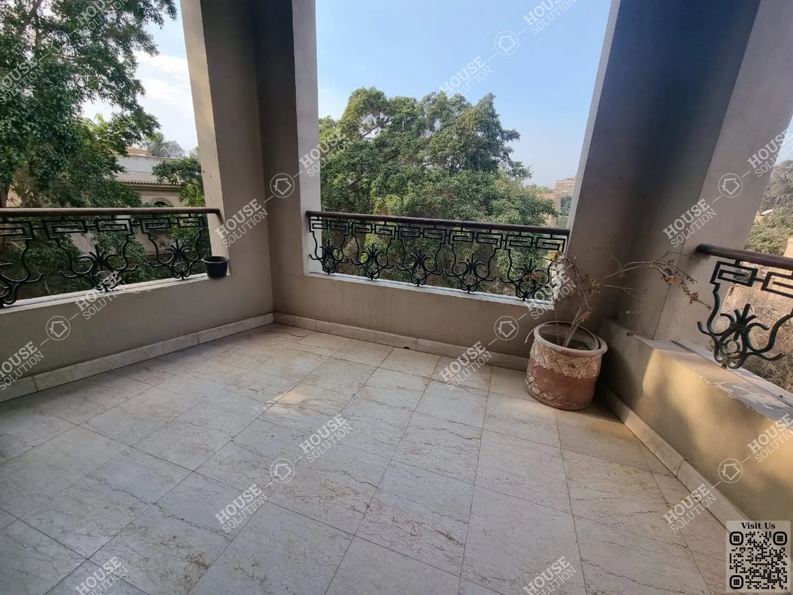 BALCONY  @ Apartments For Rent In Maadi Maadi Sarayat Area: 275 m² consists of 4 Bedrooms 4 Bathrooms Semi furnished 5 stars #5885-2