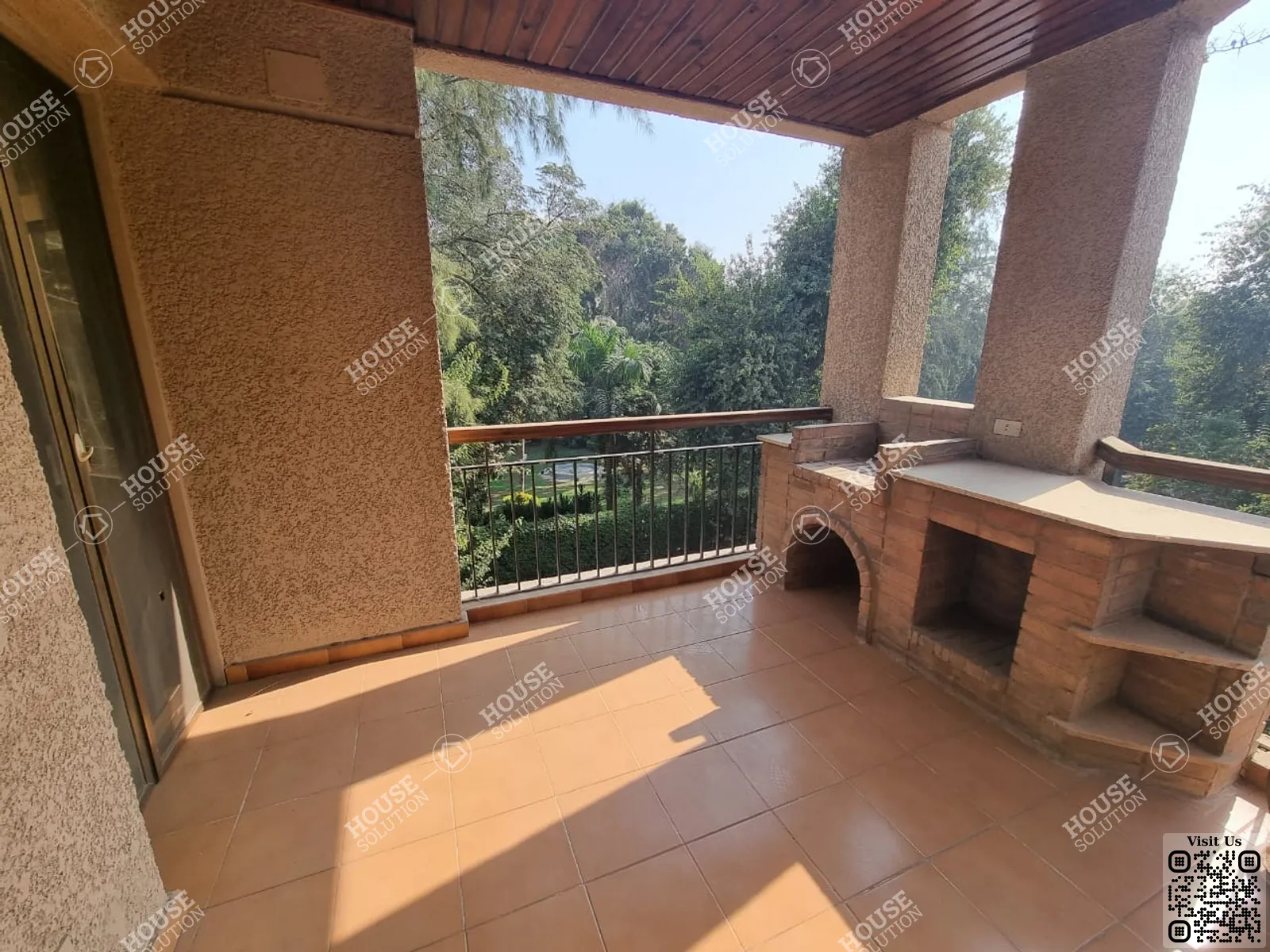 BALCONY @ Apartments For Rent In Maadi Maadi Sarayat Area: 160 m² consists of 3 Bedrooms 2 Bathrooms Furnished 5 stars #5889-1