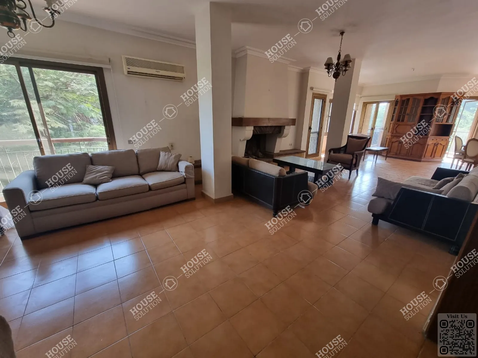 RECEPTION @ Apartments For Rent In Maadi Maadi Sarayat Area: 160 m² consists of 3 Bedrooms 2 Bathrooms Furnished 5 stars #5889-0