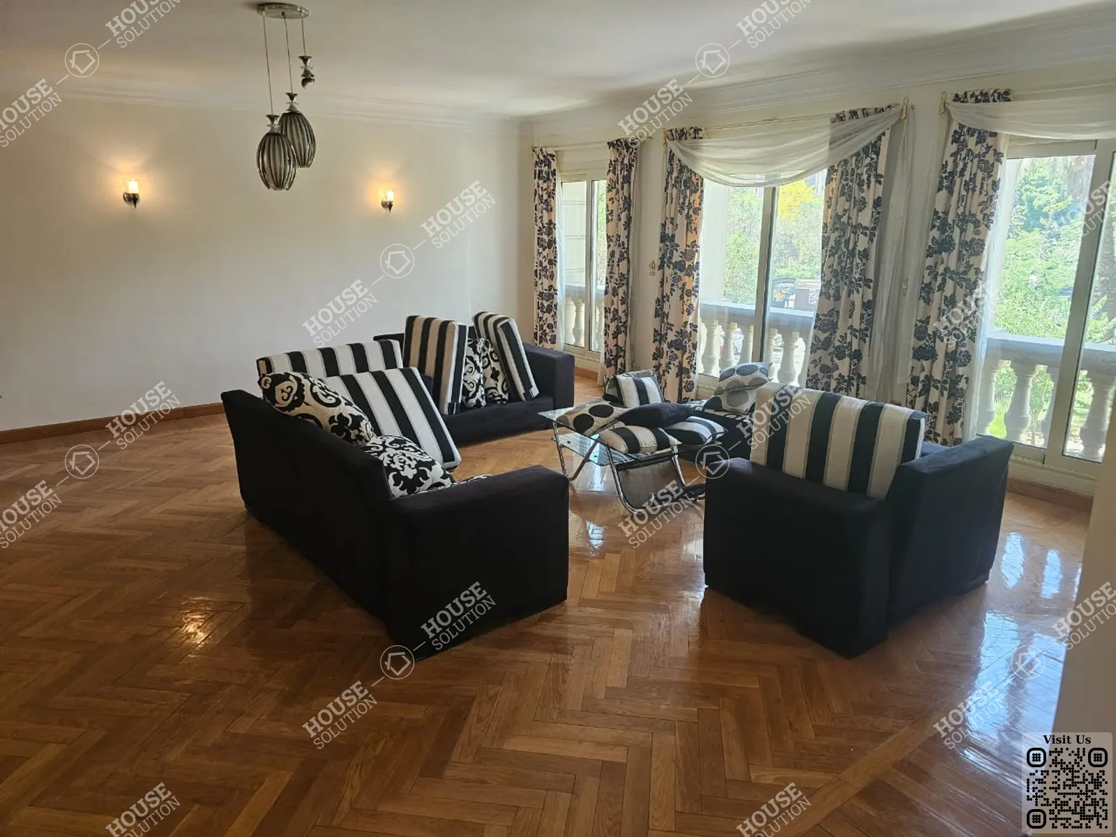 RECEPTION @ Apartments For Rent In Maadi Maadi Sarayat Area: 225 m² consists of 4 Bedrooms 3 Bathrooms Modern furnished 5 stars #5891-0