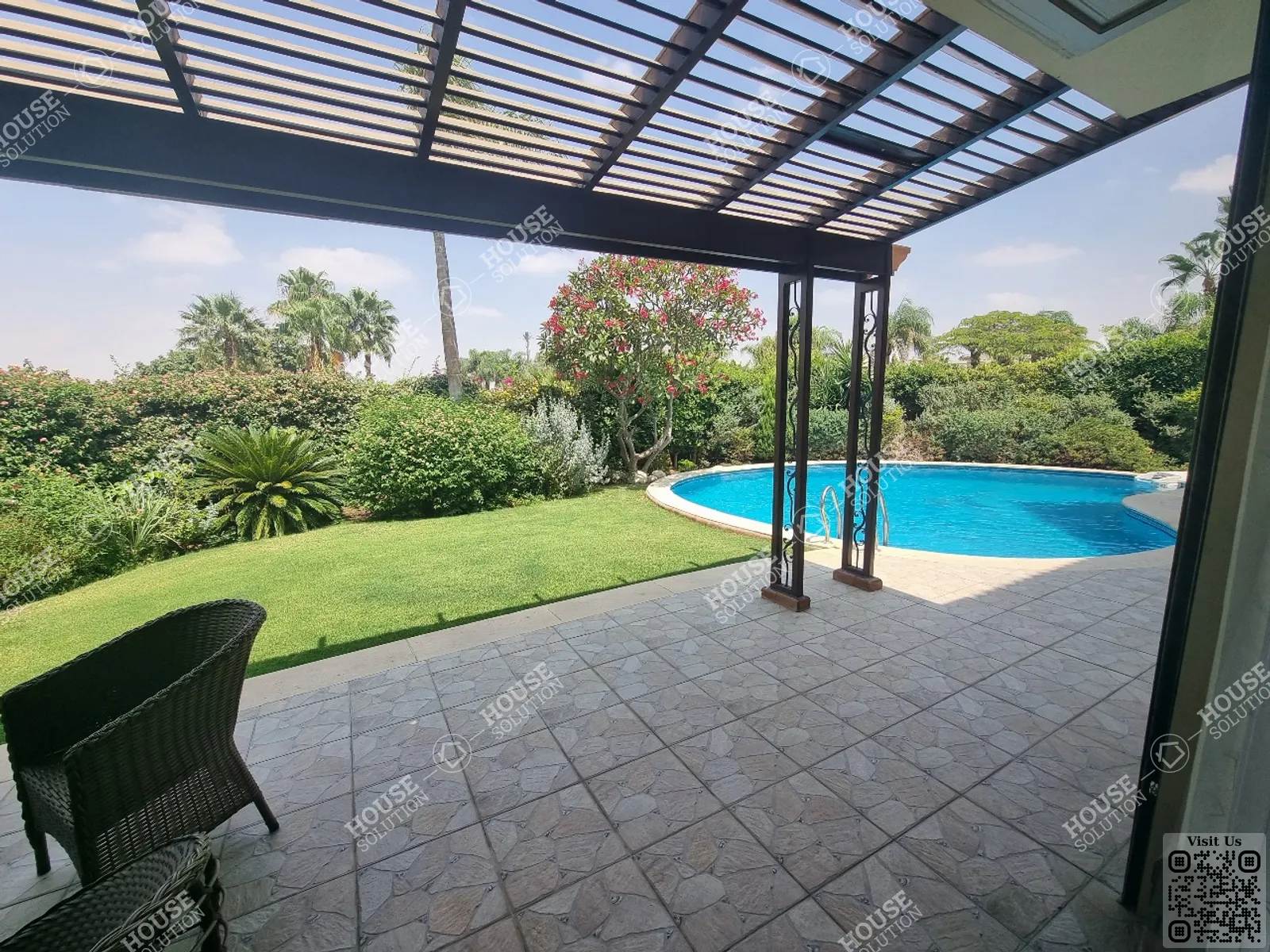 PRIVATE GARDEN  @ Villas For Rent In Katameya katameya Heights Area: 600 m² consists of 4 Bedrooms 4 Bathrooms Furnished 5 stars #5894-2