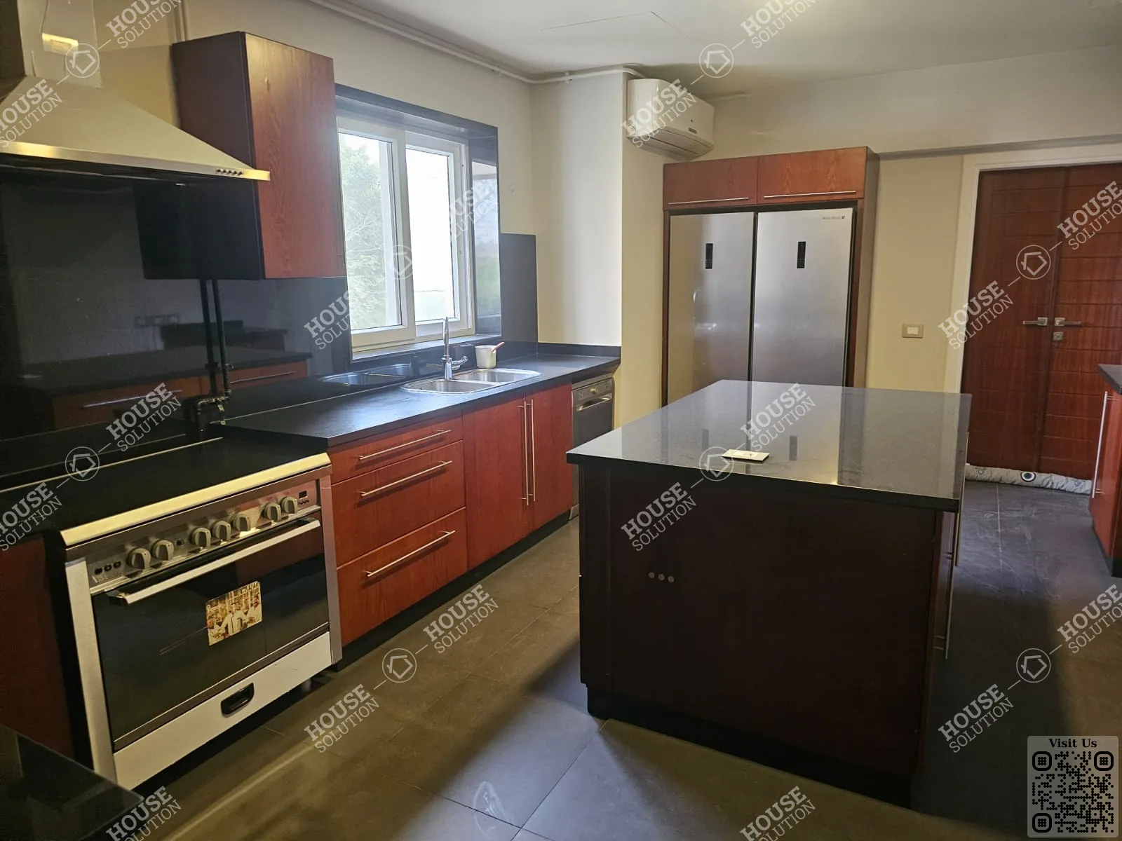 KITCHEN  @ Villas For Rent In Katameya katameya Heights Area: 700 m² consists of 4 Bedrooms 4 Bathrooms Semi furnished 5 stars #5895-2