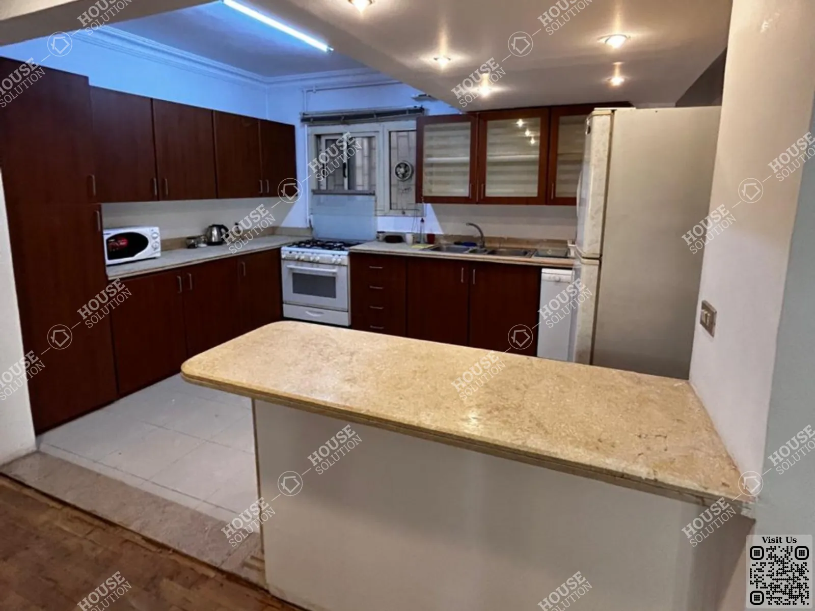 KITCHEN  @ Apartments For Rent In Maadi Maadi Sarayat Area: 165 m² consists of 2 Bedrooms 3 Bathrooms Furnished 5 stars #5899-1