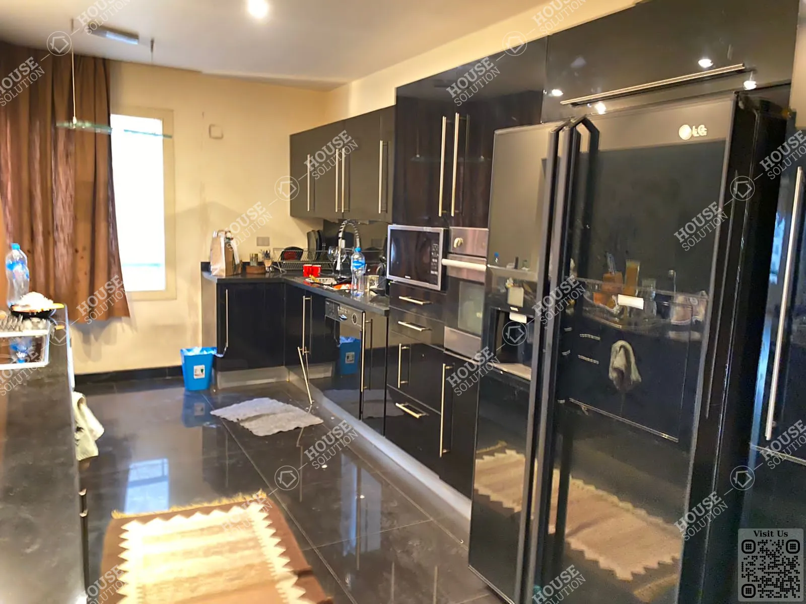 KITCHEN @ Apartments For Rent In Maadi Maadi Degla Area: 190 m² consists of 2 Bedrooms 2 Bathrooms Modern furnished 5 stars #5902-2