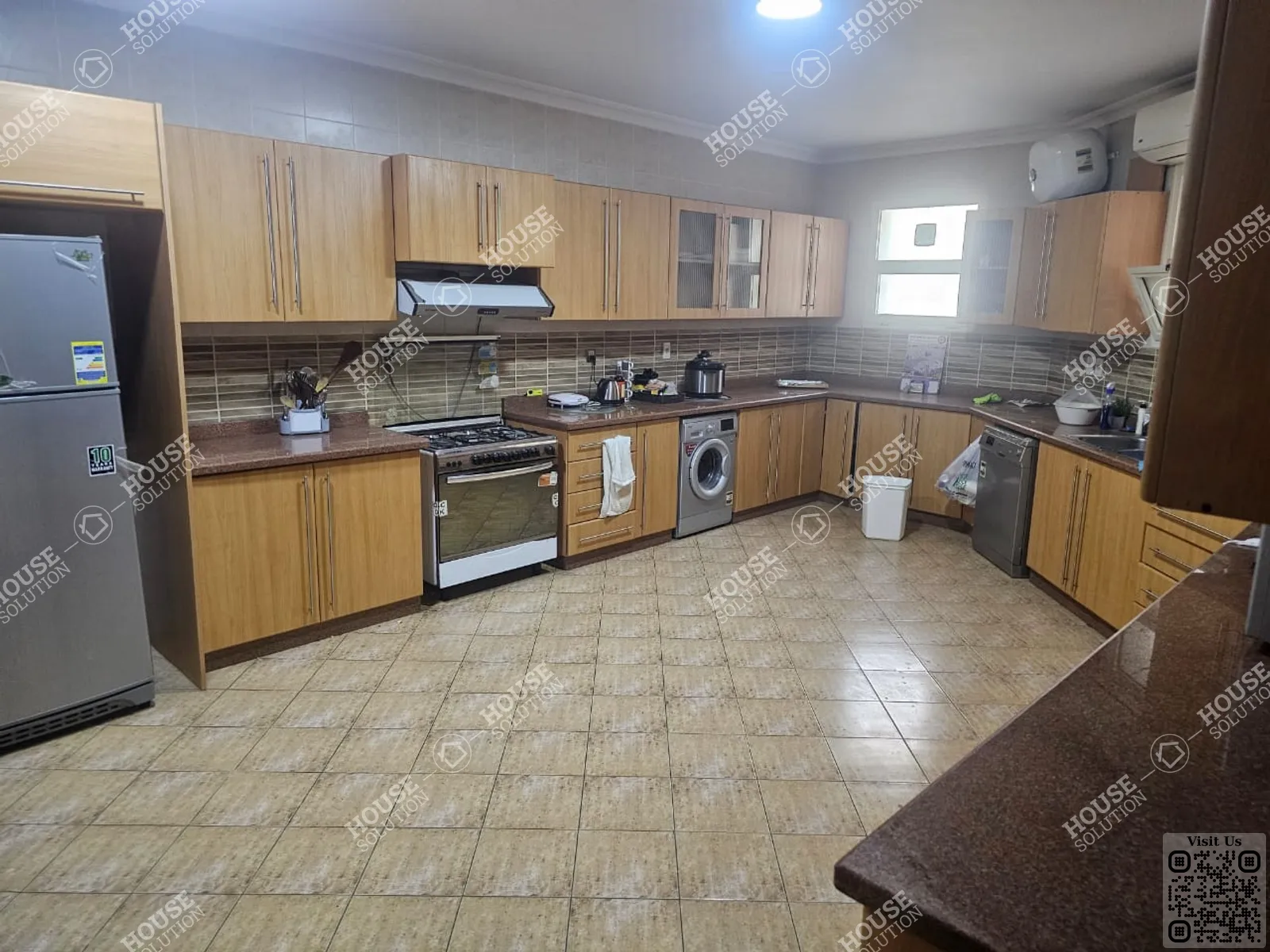 KITCHEN  @ Ground Floors For Rent In Maadi Maadi Sarayat Area: 320 m² consists of 4 Bedrooms 3 Bathrooms Modern furnished 5 stars #5903-1
