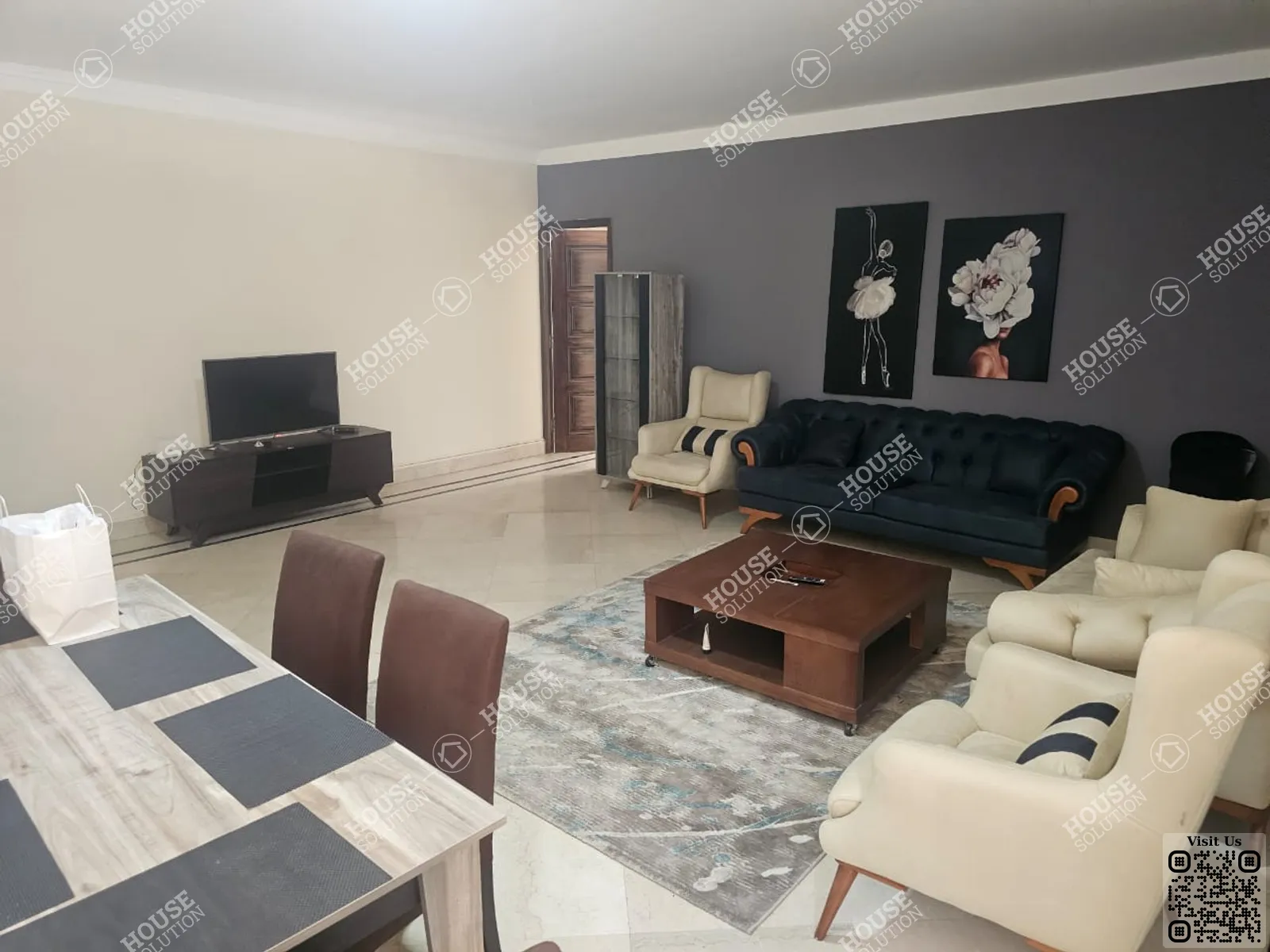 RECEPTION  @ Ground Floors For Rent In Maadi Maadi Sarayat Area: 320 m² consists of 4 Bedrooms 3 Bathrooms Modern furnished 5 stars #5903-0