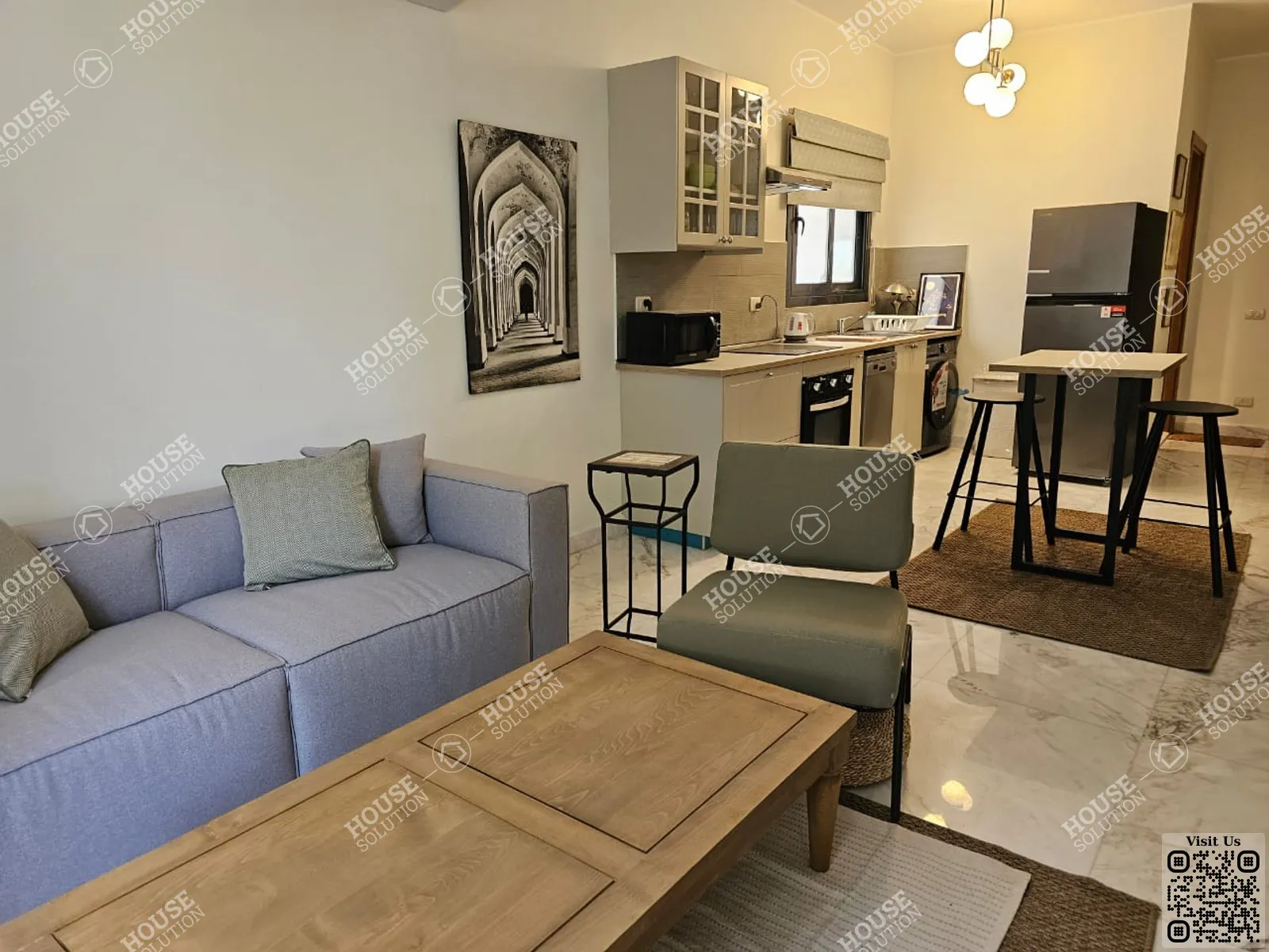 RECEPTION  @ Studios For Rent In Maadi Maadi Sarayat Area: 110 m² consists of 1 Bedrooms 2 Bathrooms Modern furnished 5 stars #5905-1