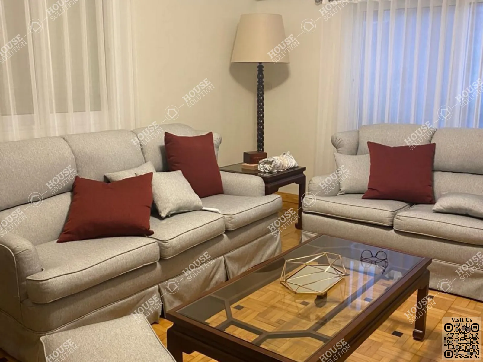 RECEPTION  @ Apartments For Rent In Maadi Maadi Sarayat Area: 165 m² consists of 3 Bedrooms 2 Bathrooms Modern furnished 5 stars #5907-0