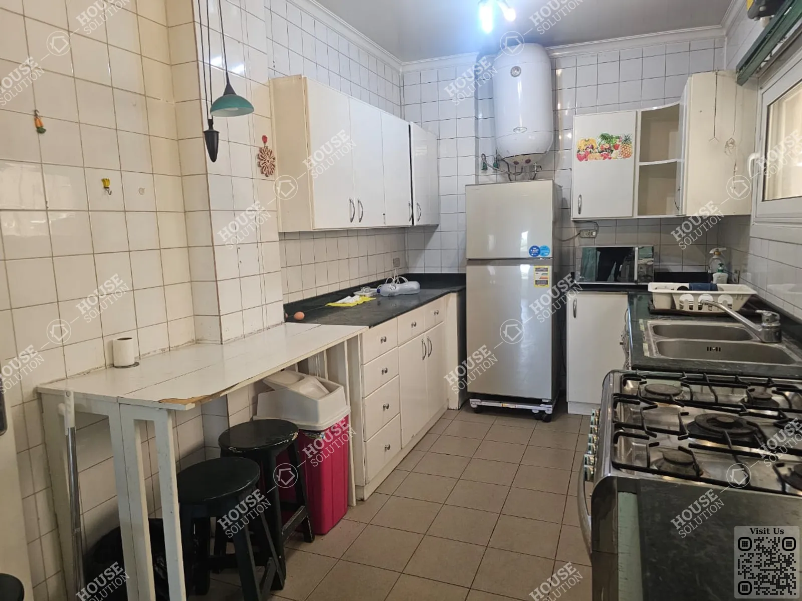 KITCHEN  @ Apartments For Rent In Maadi Maadi Degla Area: 145 m² consists of 3 Bedrooms 2 Bathrooms Furnished 5 stars #5909-1