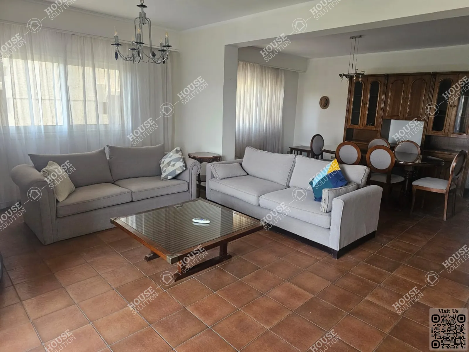 RECEPTION  @ Apartments For Rent In Maadi Maadi Degla Area: 145 m² consists of 3 Bedrooms 2 Bathrooms Furnished 5 stars #5909-0