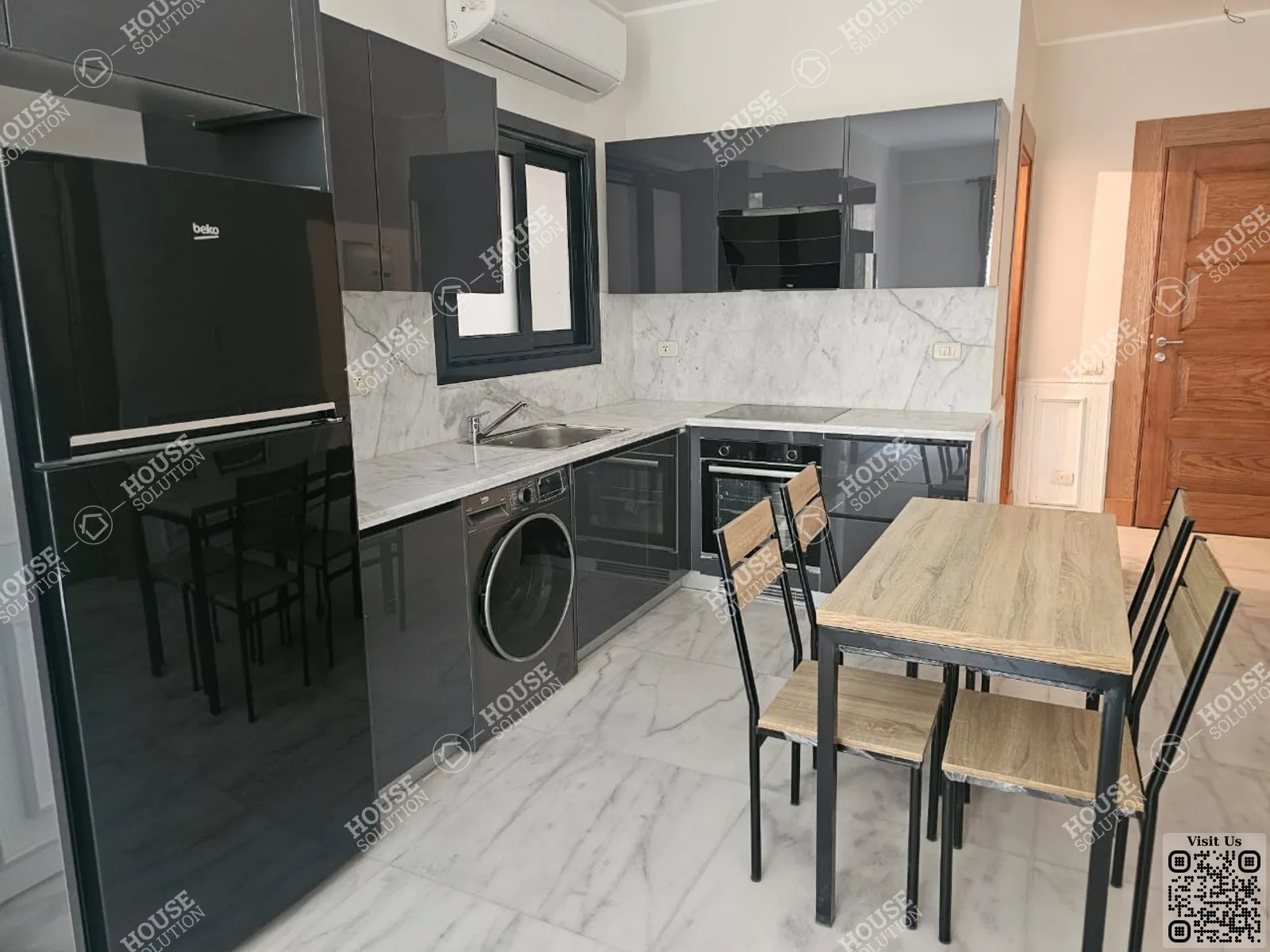 KITCHEN  @ Studios For Rent In Maadi Maadi Sarayat Area: 85 m² consists of 1 Bedrooms 2 Bathrooms Modern furnished 5 stars #5911-1