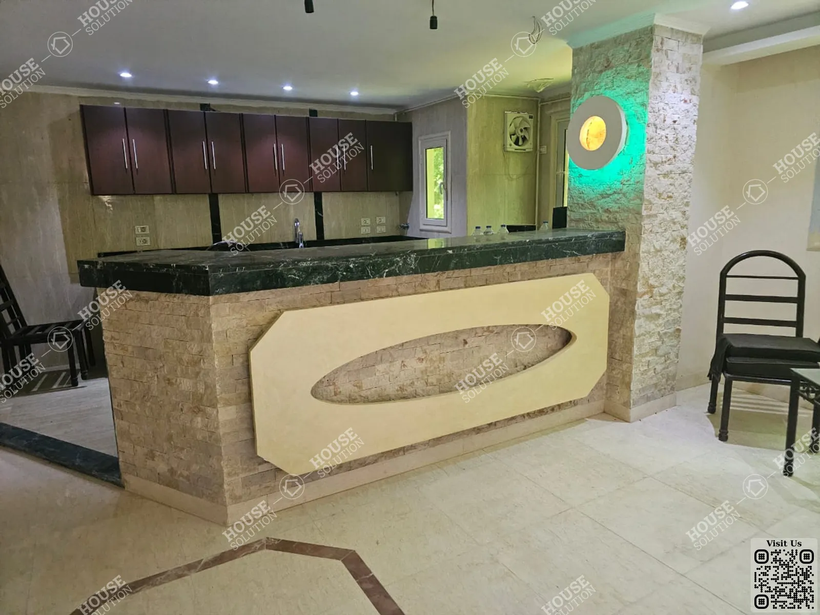 KITCHEN @ Apartments For Rent In Maadi Maadi Degla Area: 200 m² consists of 3 Bedrooms 4 Bathrooms Furnished 5 stars #5916-2