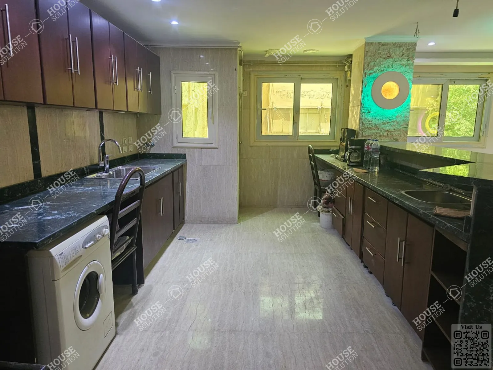 KITCHEN @ Apartments For Rent In Maadi Maadi Degla Area: 200 m² consists of 3 Bedrooms 4 Bathrooms Furnished 5 stars #5916-1