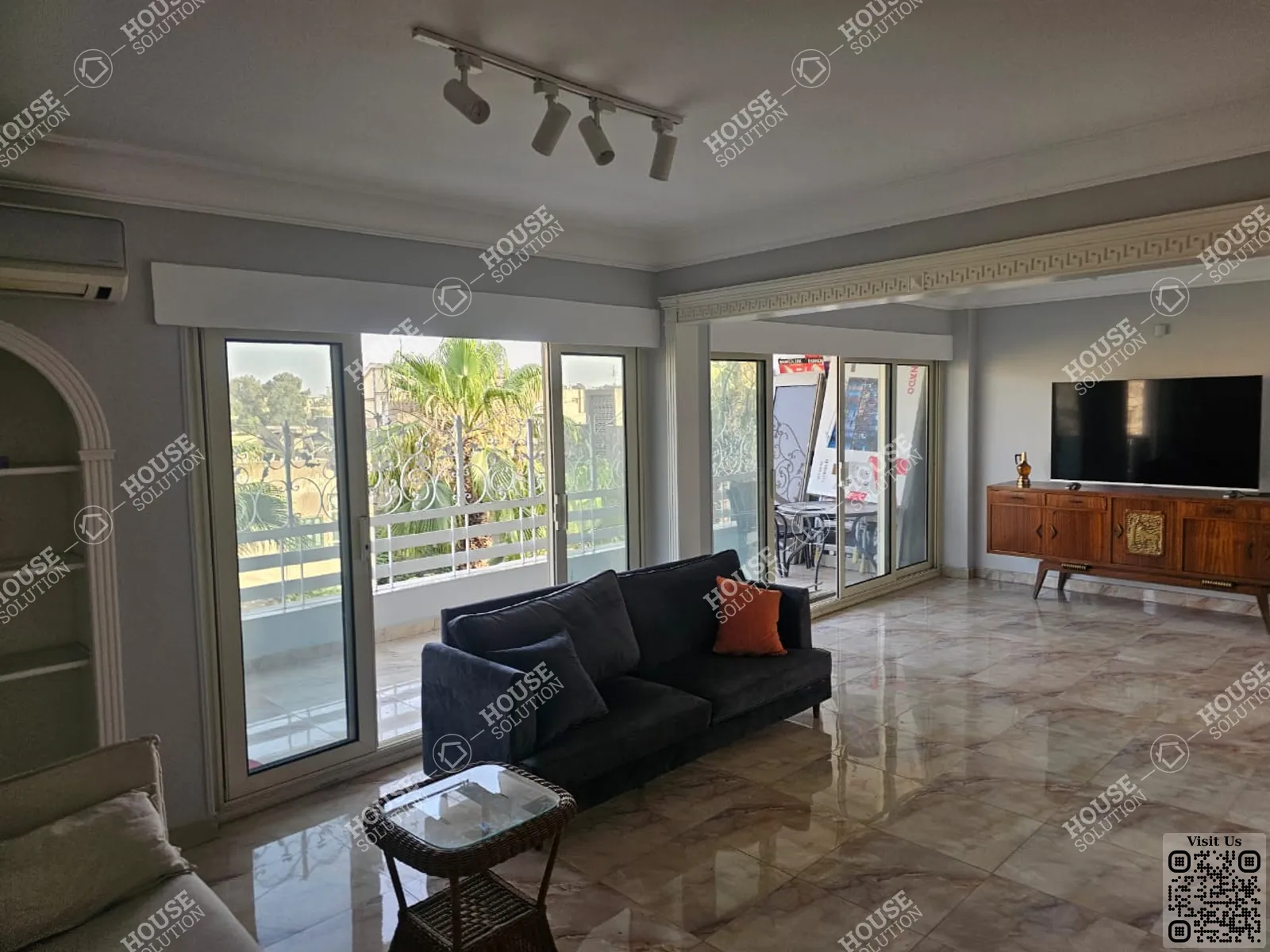 RECEPTION @ Apartments For Rent In Maadi Maadi Sarayat Area: 145 m² consists of 3 Bedrooms 2 Bathrooms Furnished 5 stars #5918-0