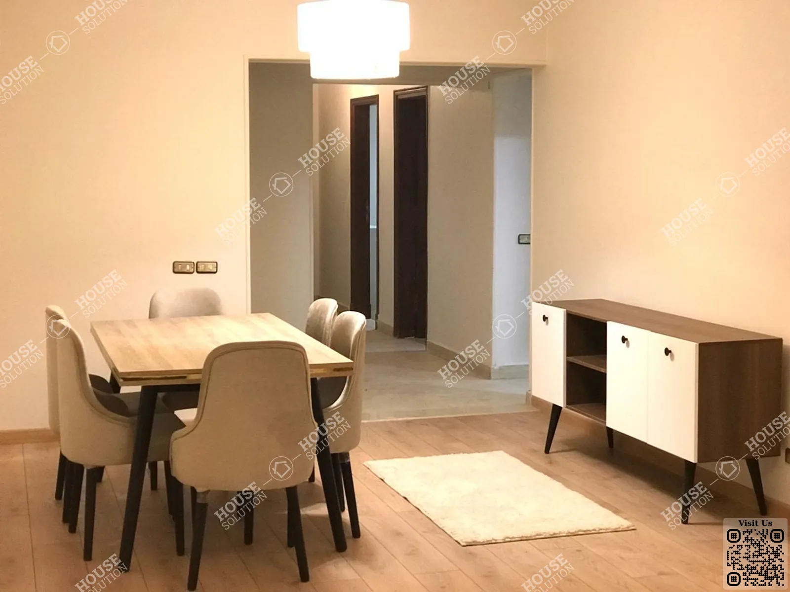 DINING AREA @ Apartments For Rent In Maadi Maadi Zahraa Area: 150 m² consists of 2 Bedrooms 2 Bathrooms Modern furnished 5 stars #5919-2