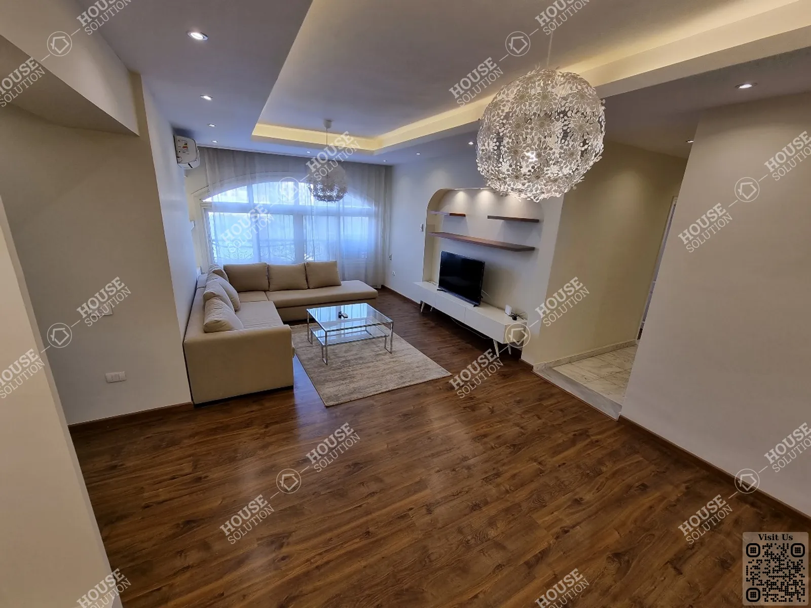 LIVING AREA @ Apartments For Rent In Maadi Maadi Sarayat Area: 250 m² consists of 4 Bedrooms 3 Bathrooms Modern furnished 5 stars #5922-2