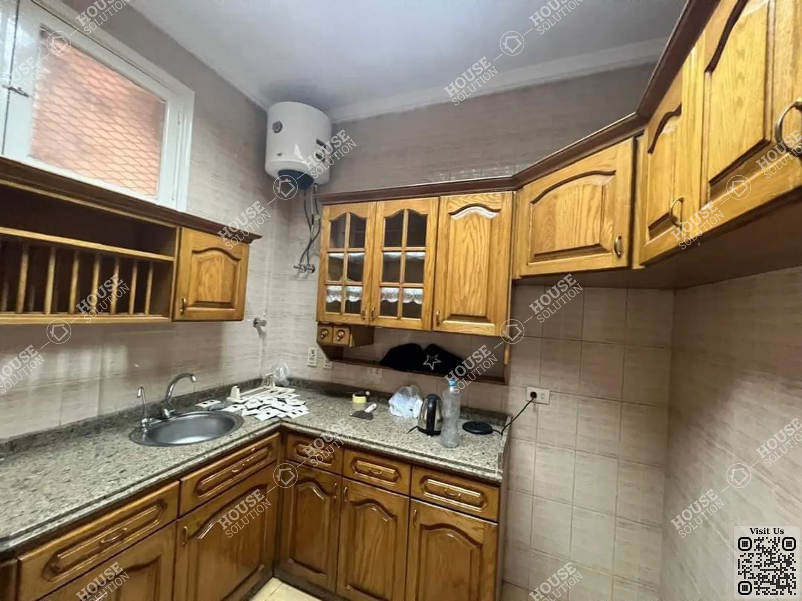 KITCHEN  @ Apartments For Rent In Maadi Maadi Sarayat Area: 120 m² consists of 2 Bedrooms 2 Bathrooms Semi furnished 4 stars #5923-1