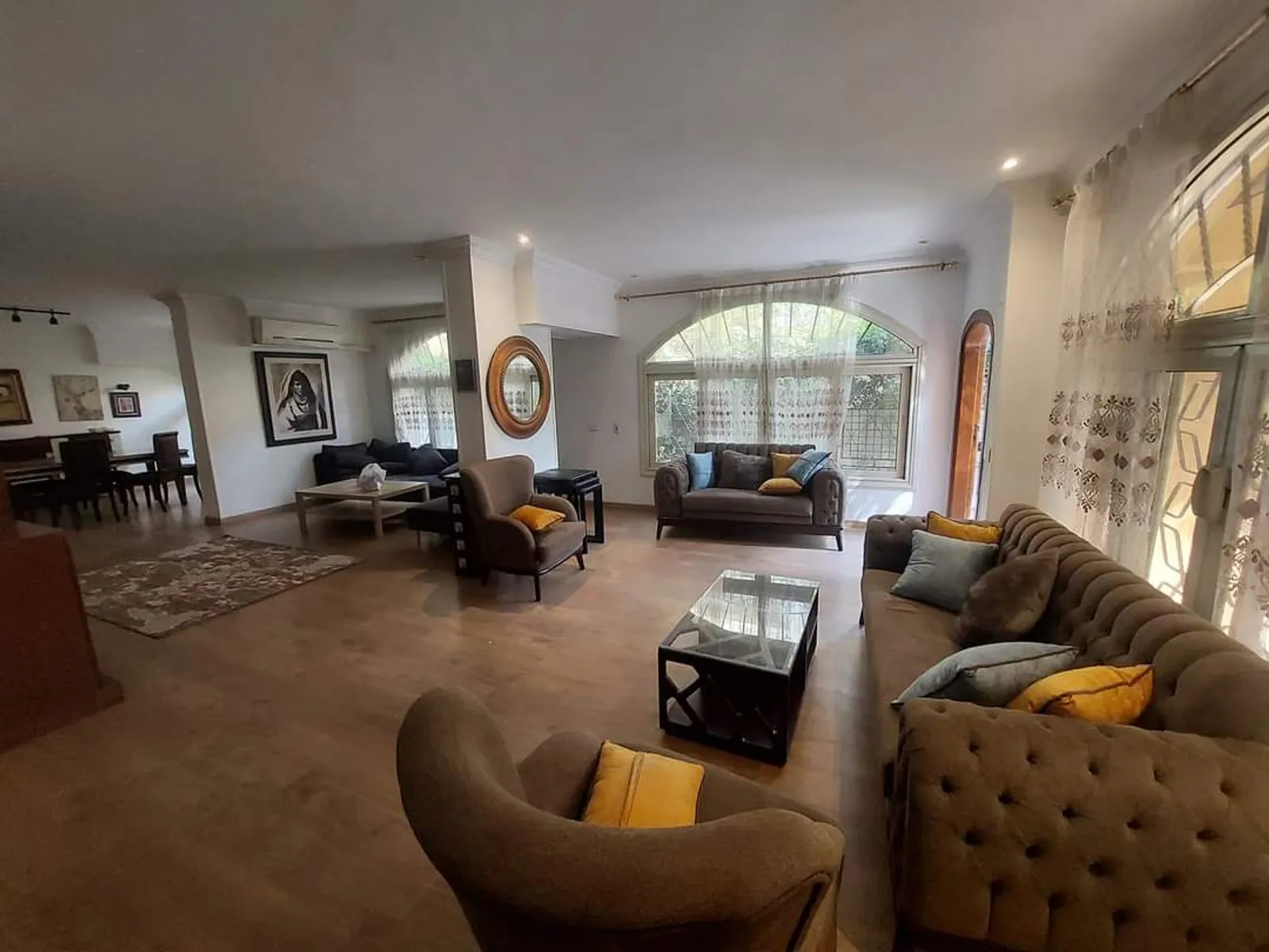 Ground Floors For Sale In Maadi Maadi Sarayat Area: 300 m² consists of 3 Bedrooms 3 Bathrooms Modern furnished 5 stars #5925