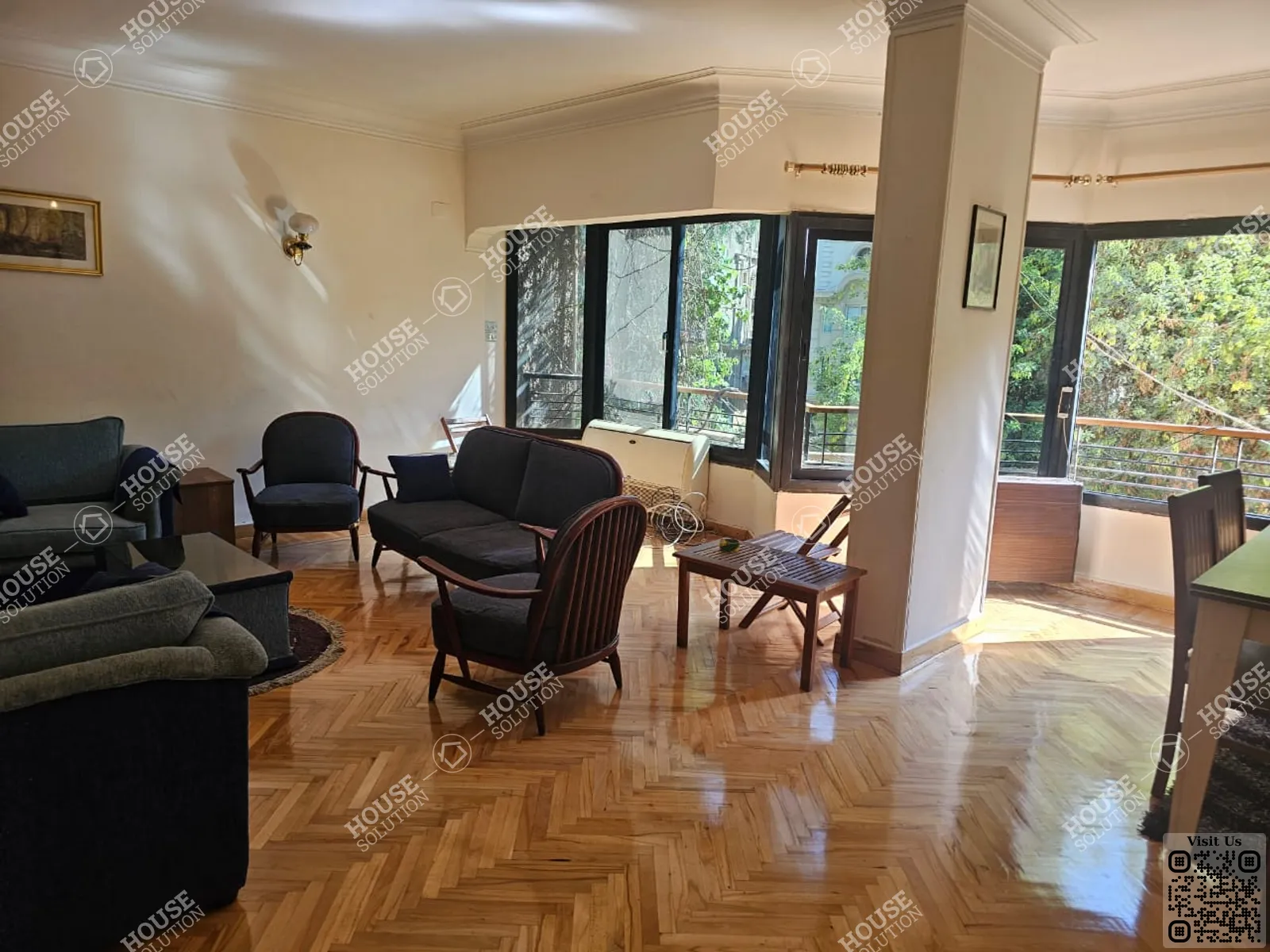 RECEPTION  @ Apartments For Rent In Maadi Maadi Sarayat Area: 135 m² consists of 3 Bedrooms 2 Bathrooms Furnished 5 stars #5936-0