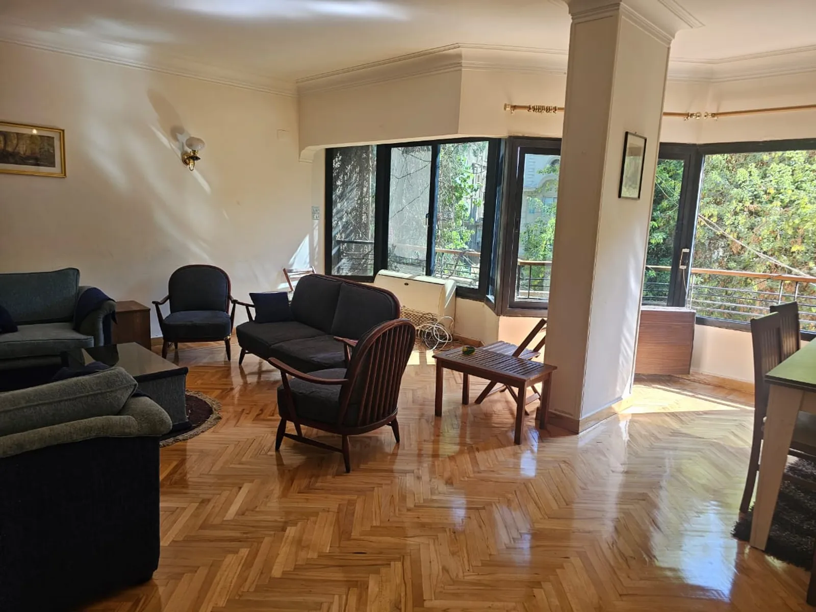 FURNISHED 2ND FLOOR APARTMENT WITH ELEVATOR FOR RENT IN SARAYAT MAADI – PRIME LOCATION - #5936 - Furnished