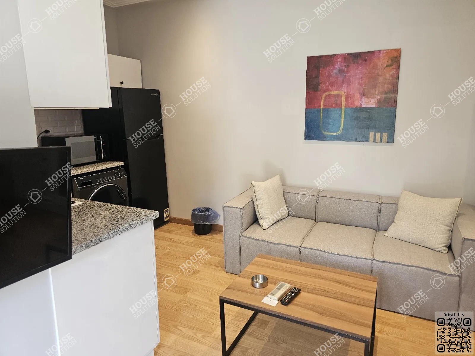 KITCHEN  @ Studios For Rent In Maadi Maadi Sarayat Area: 60 m² consists of 1 Bedrooms 1 Bathrooms Modern furnished 5 stars #5937-2