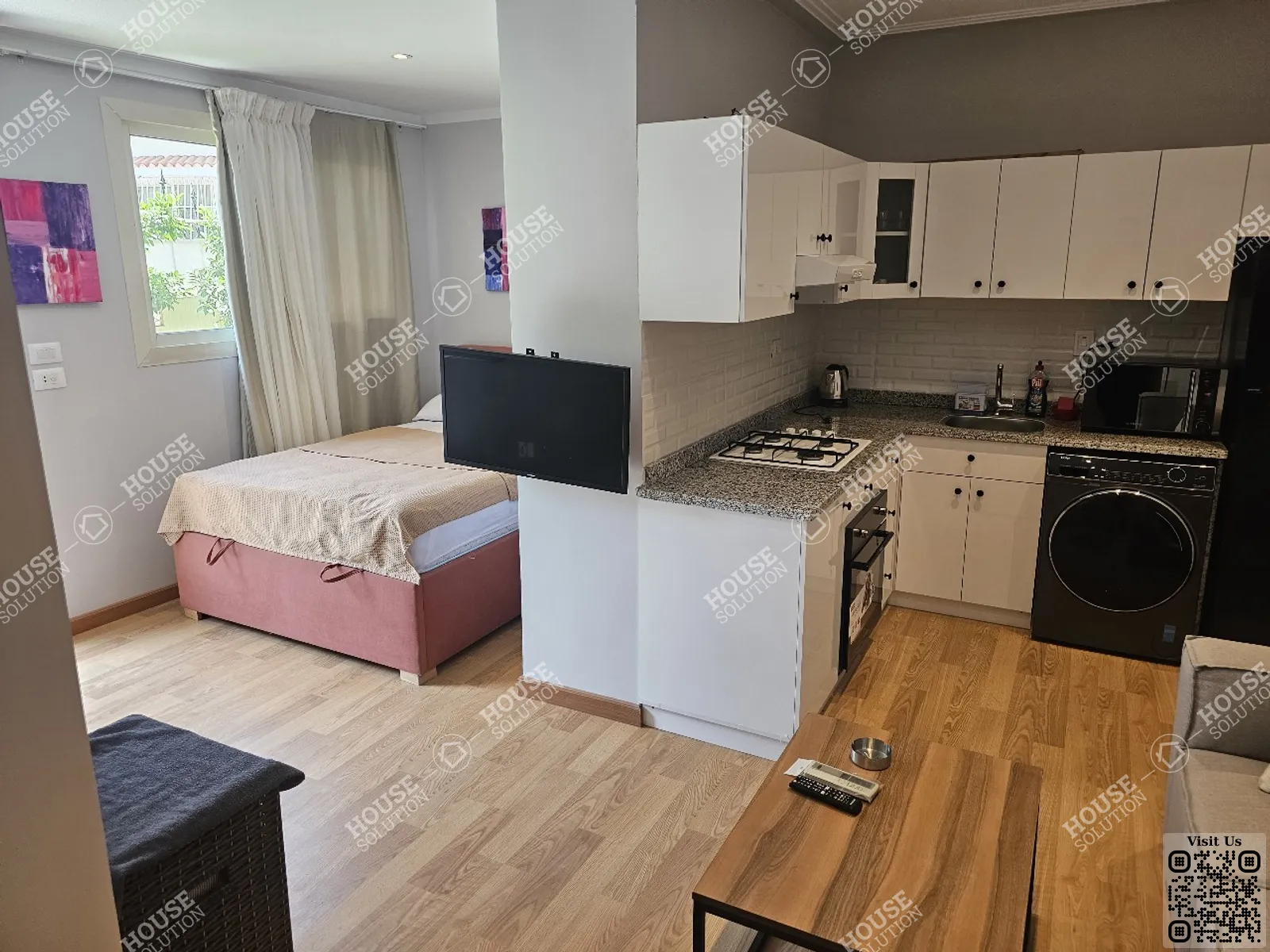 MASTER BEDROOM  @ Studios For Rent In Maadi Maadi Sarayat Area: 60 m² consists of 1 Bedrooms 1 Bathrooms Modern furnished 5 stars #5937-0