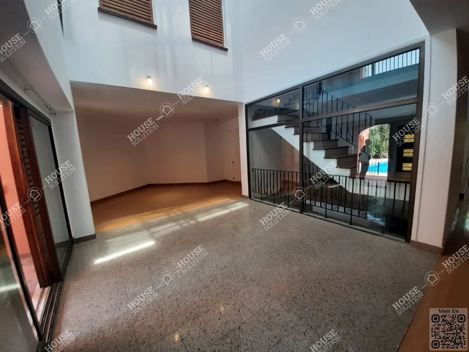 غرفة الاستقبال	 @ فيلات للإيجار في المعادي دجله المعادي مساحة: 600 م² تتكون من 5 غرفة 4 حمام نصف مفروش 5 نجوم #5938-1